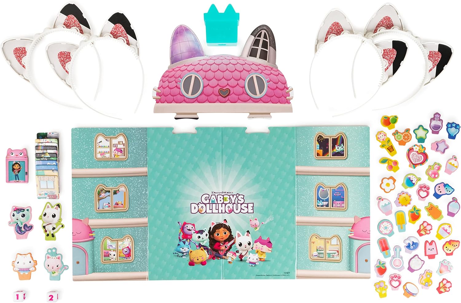 Spin Master Games Gabby’s Dollhouse Meow-mazing Board Game 7