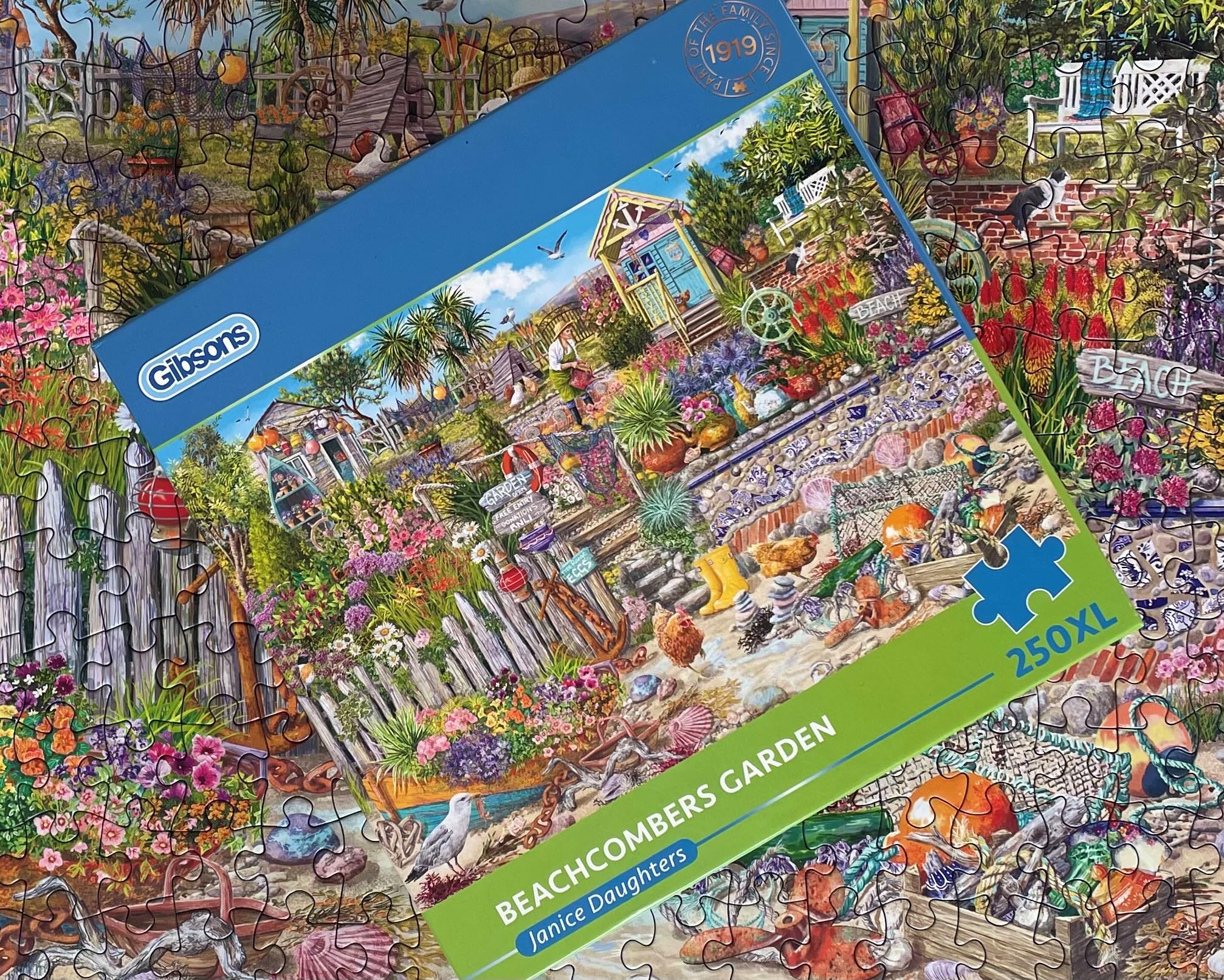 Gibsons Beachcomber's Garden Jigsaw Puzzle - 250 Extra Large Pieces | 48x34cm 3
