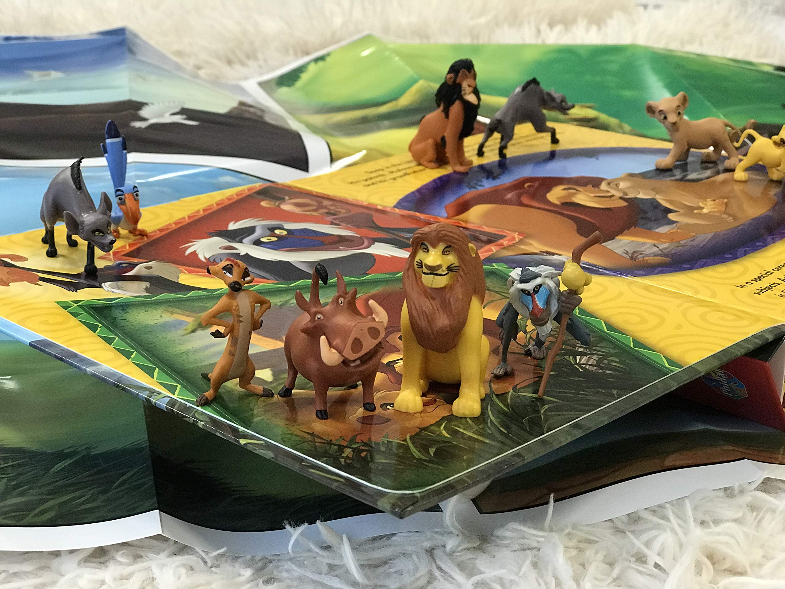 Phidal Disney Lion King My Busy Books - Storybook, 10 Figurines, Playmat | Kids Edition
