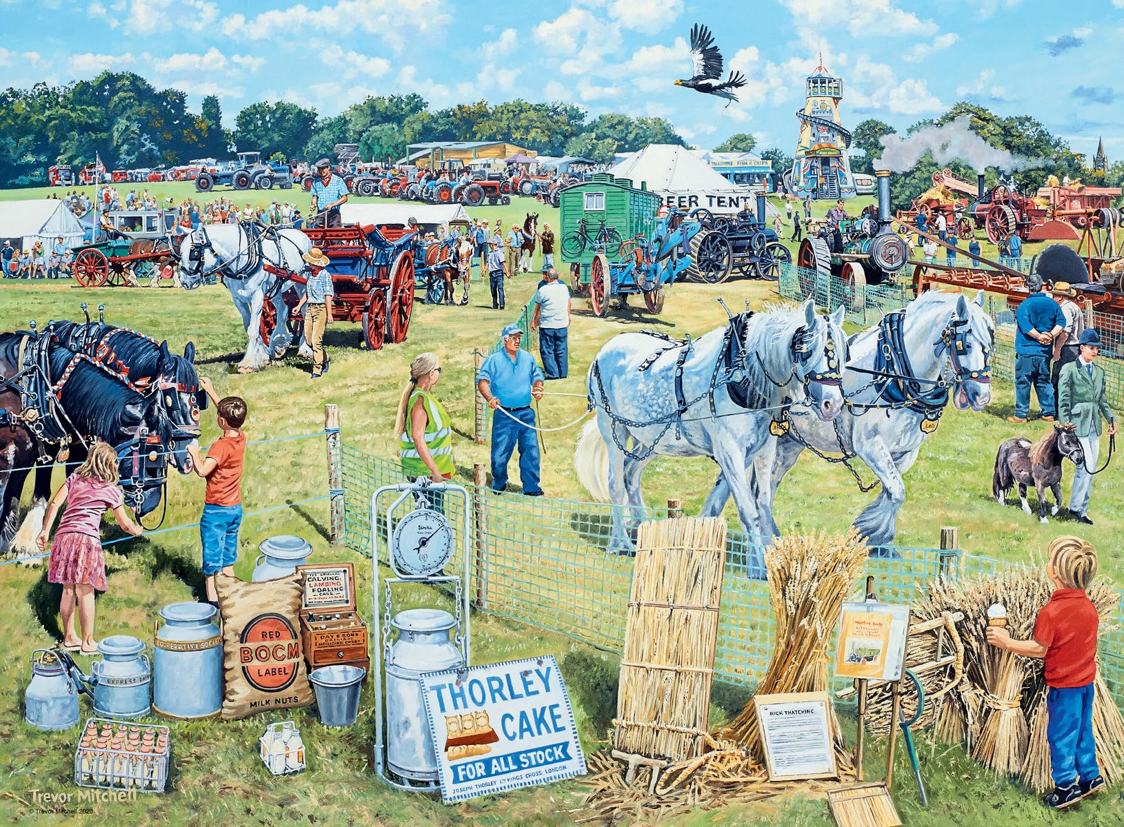 Ravensburger Happy Days No.3 Countryside Nostalgia 4x 500 Piece Jigsaw Puzzles | Adults and Kids 10+ 5
