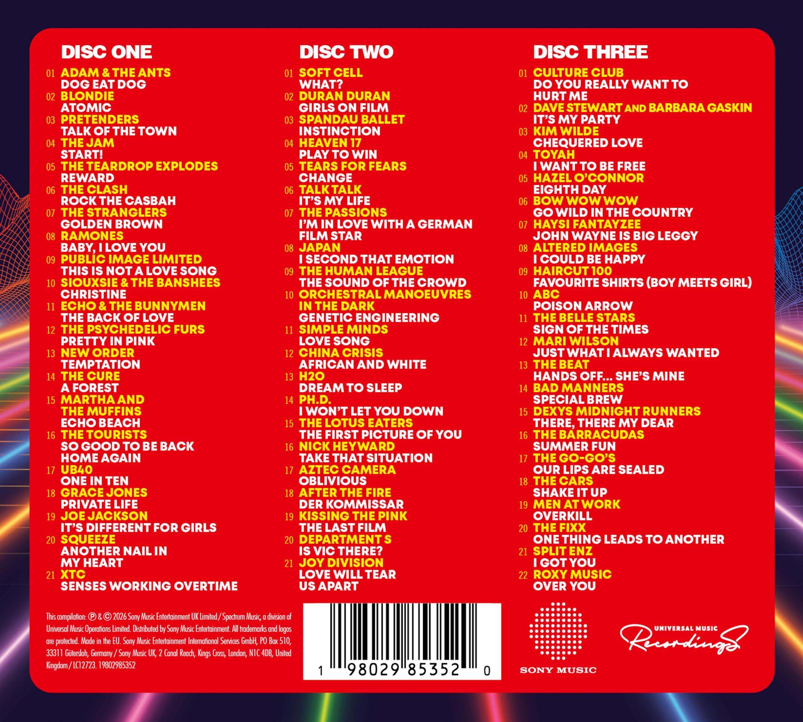 Various Artists - The Hits Album - The 80s New Wave Album [3CD Box set] 2