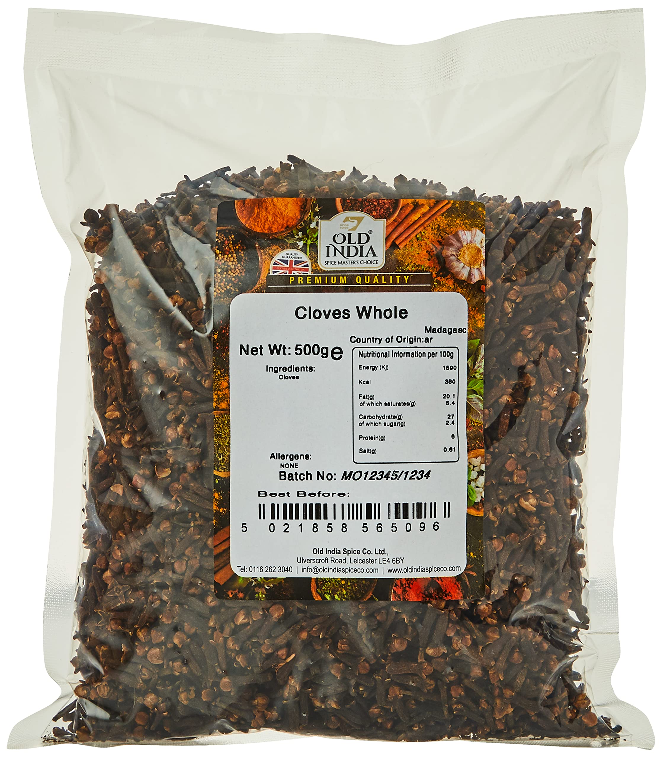 Old India Whole Cloves - 100% Natural Spice | 500g Pack 1