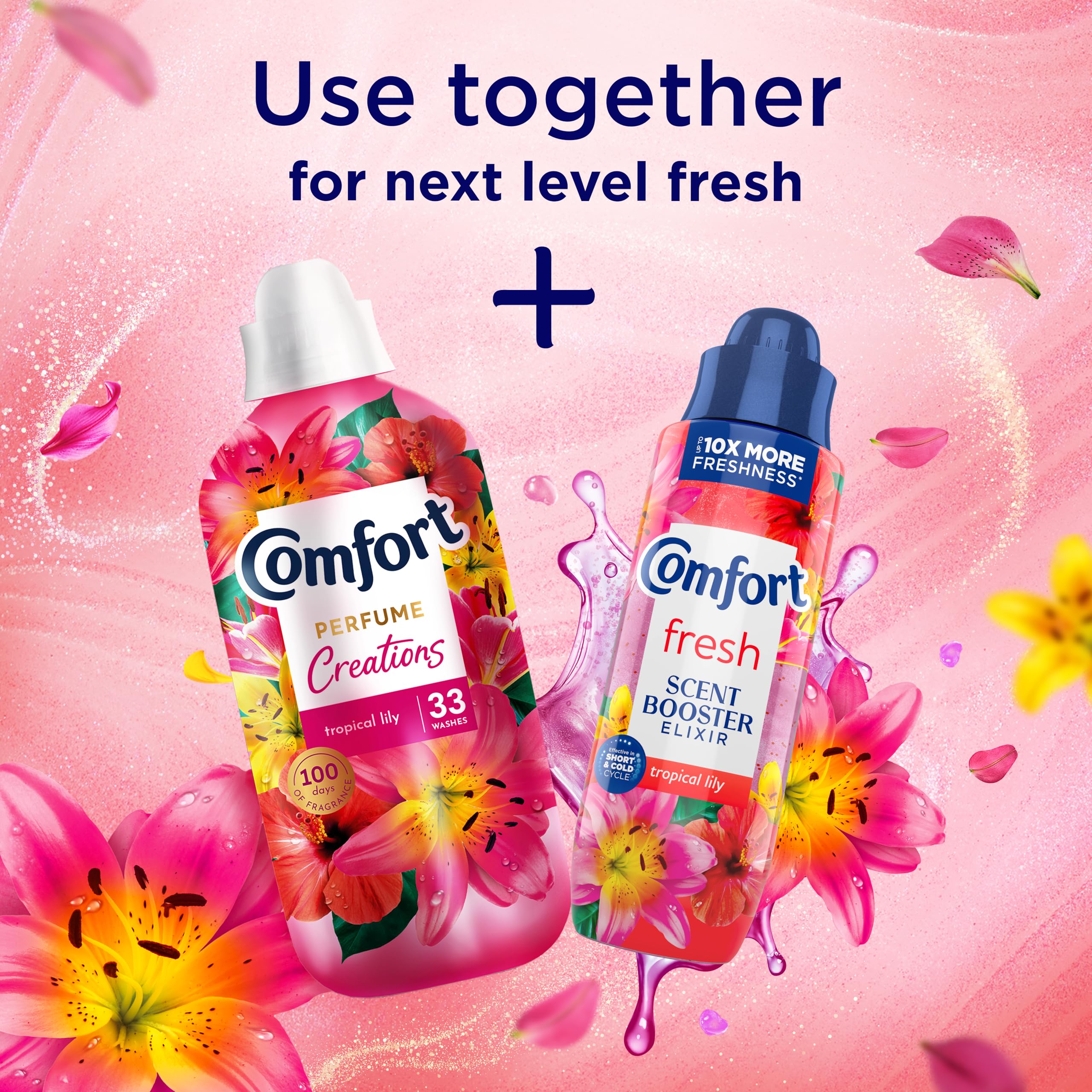 Comfort - Fresh Tropical Lily Scent Booster with ScentLock Technology Elixir 3