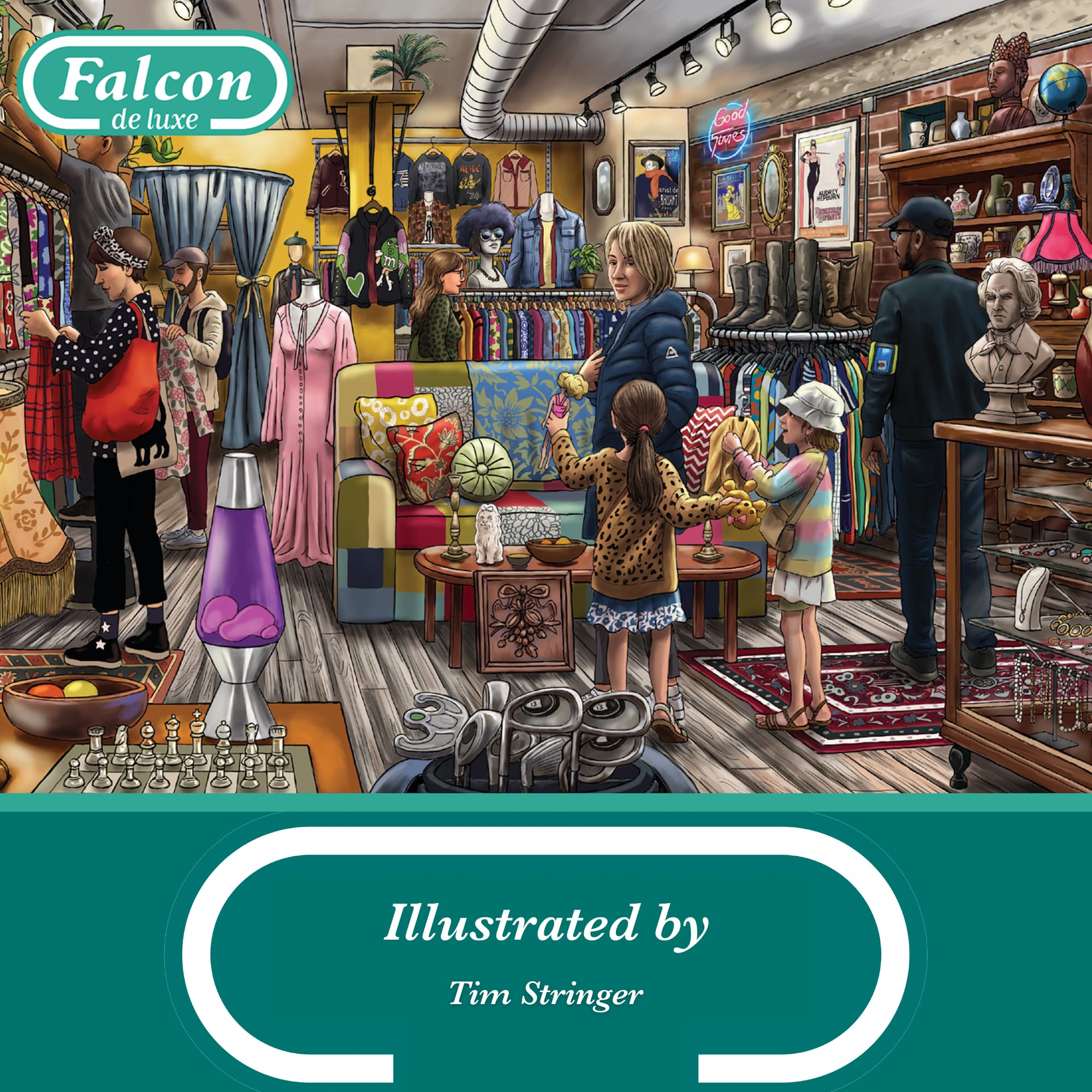 Falcon Vintage Treasures - 500 XL Piece Jigsaw Puzzle for Adults 4