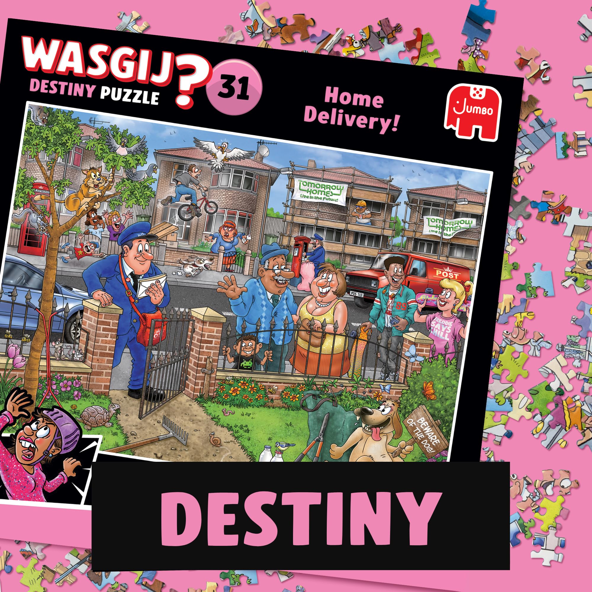 Wasgij Destiny 31 Home Delivery! 1000 Piece Jigsaw Puzzle for Unisex Adult 3