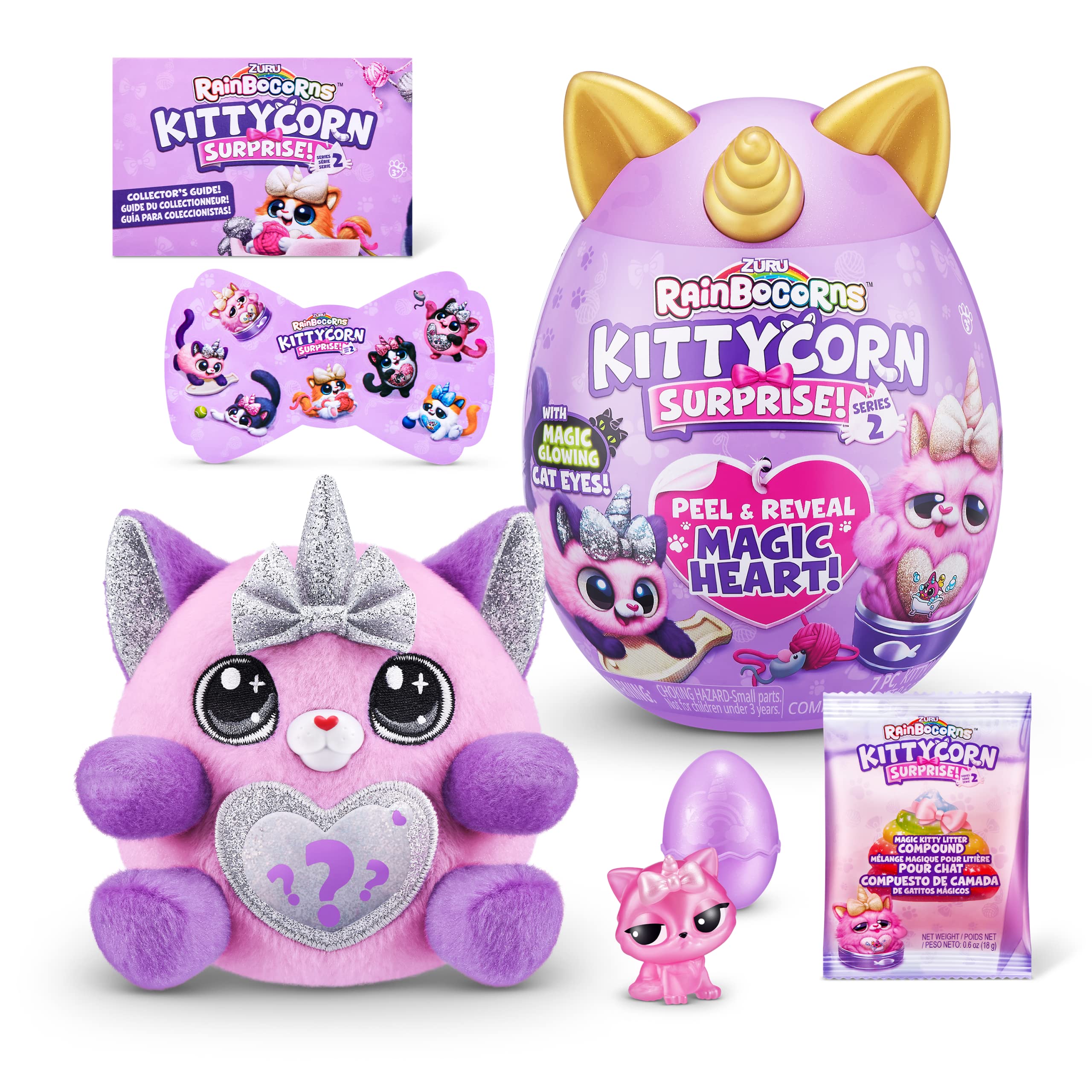 Rainbocorns Kittycorn Surprise Series 2 - Sola the Bengal Cat Collectible Plush Toy