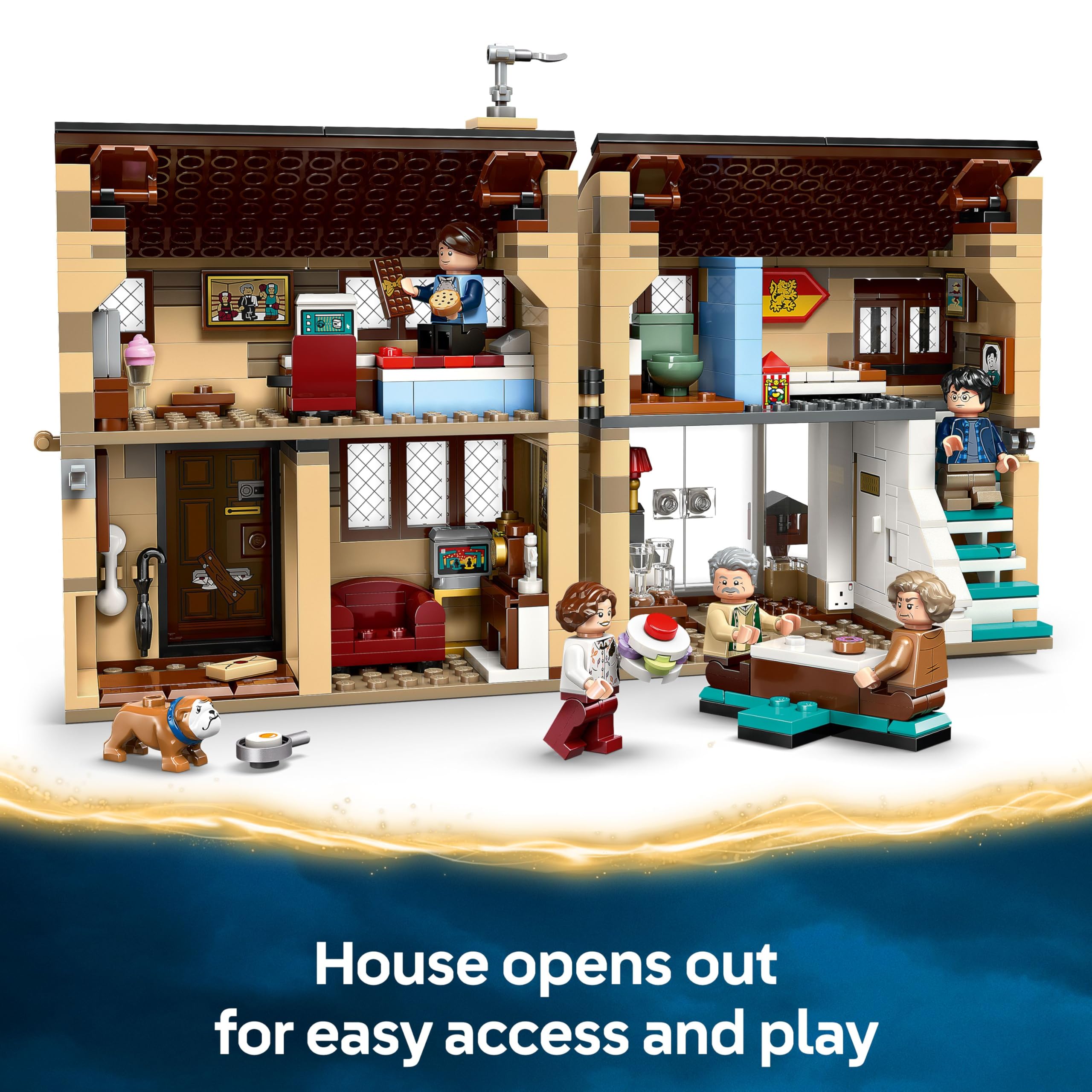 LEGO Harry Potter Privet Drive: Aunt Marge's Visit Building Set | Model 76451 | Ages 8+ 3