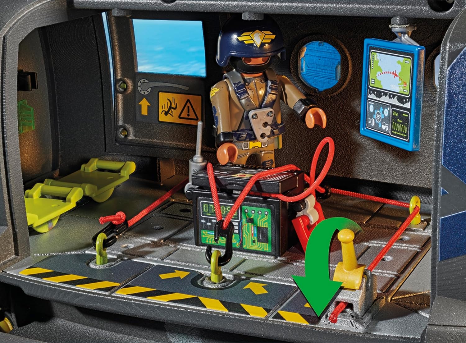 Playmobil 71149 Tactical Police Twin-Prop Helicopter - Light & Sound Vehicle Playset for Ages 5+ 10