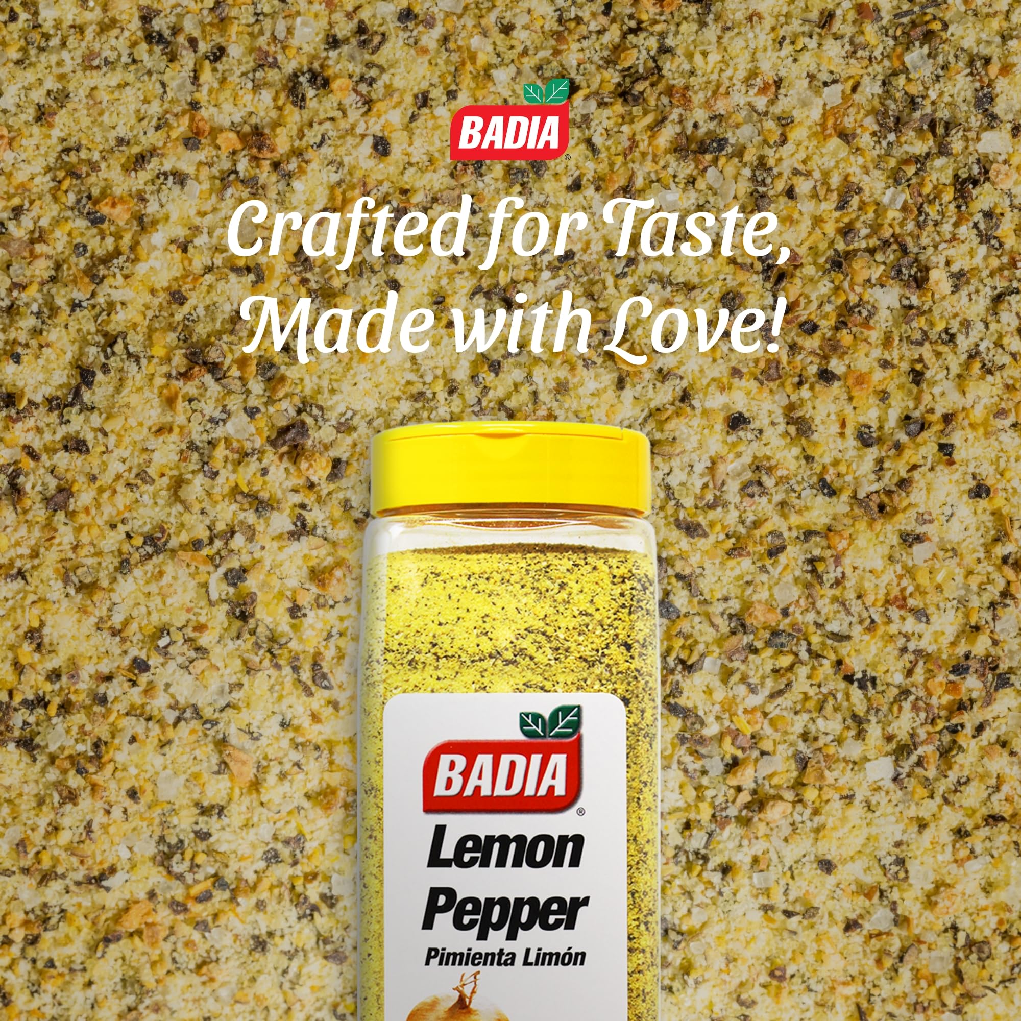 Badia Lemon Pepper Seasoning - Catering Size, Bright Lemon & Pepper Flavor | 680.4g 5