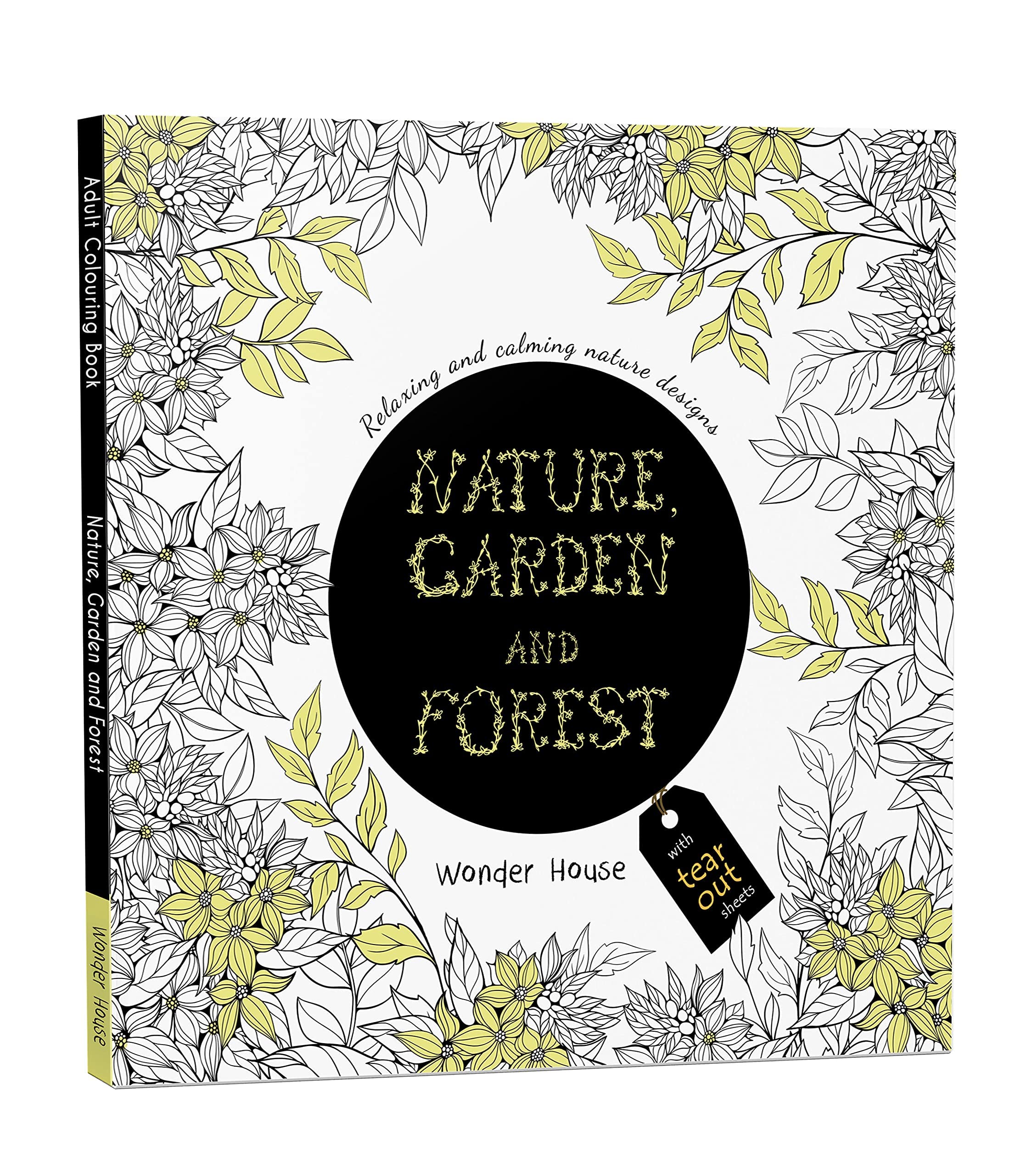 Wonder House Nature, Garden and Forest Coloring Book - Paperback | 64 Pages | English 1