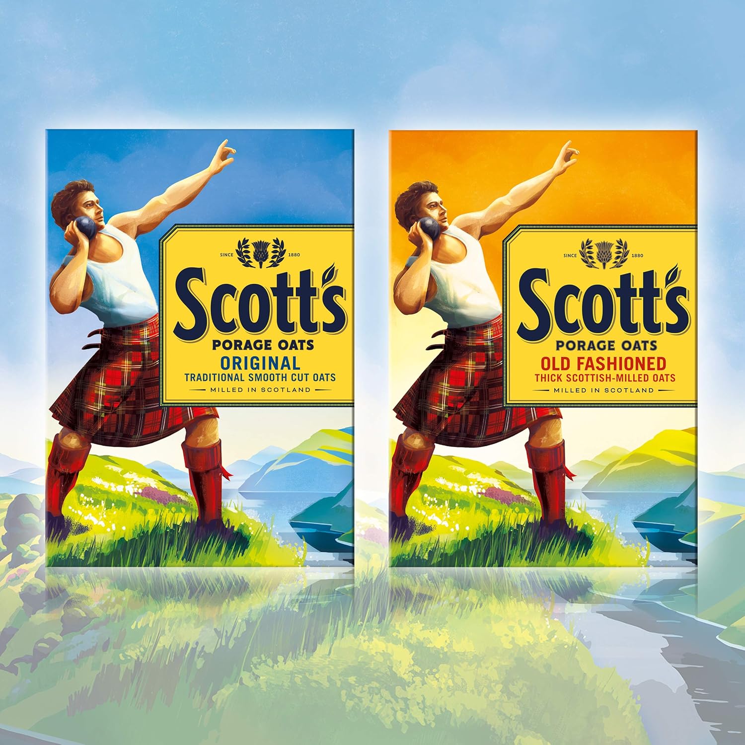 Scott's Porage Original Porridge Oats, 1 kg 7