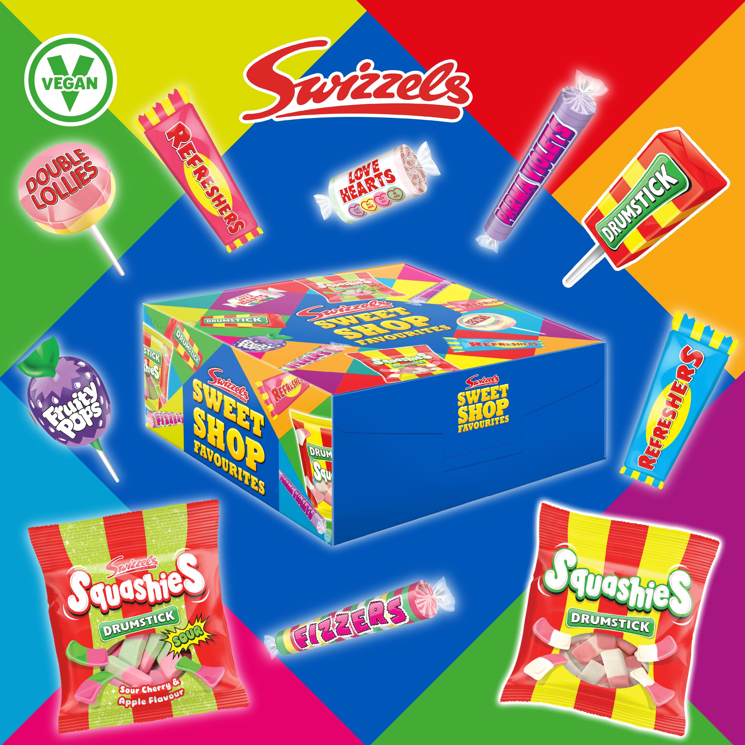 Swizzels Sweet Shop Favourites - Assorted Retro Sweets Gift | 500g Box | Individually Wrapped 2
