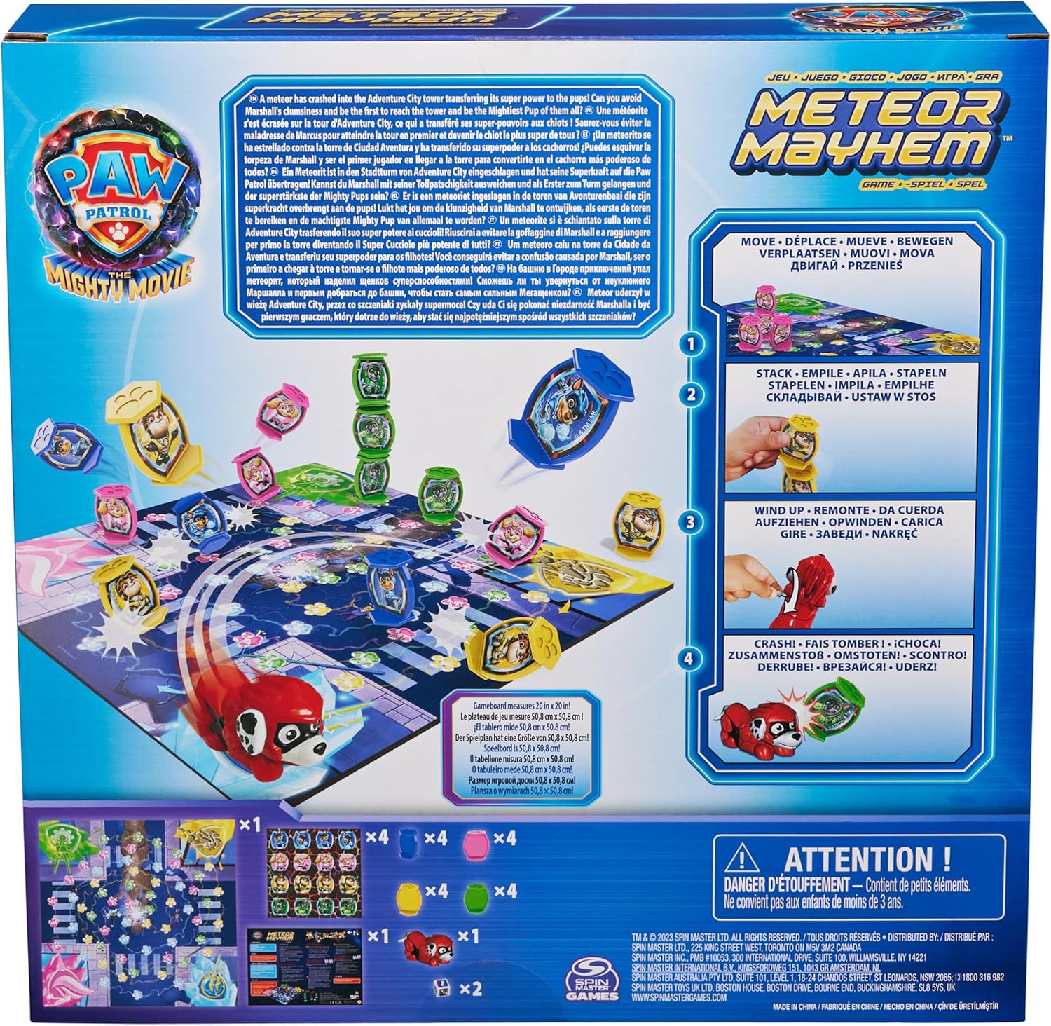 Spin Master Games PAW Patrol: The Mighty Movie Meteor Mayhem Game 6