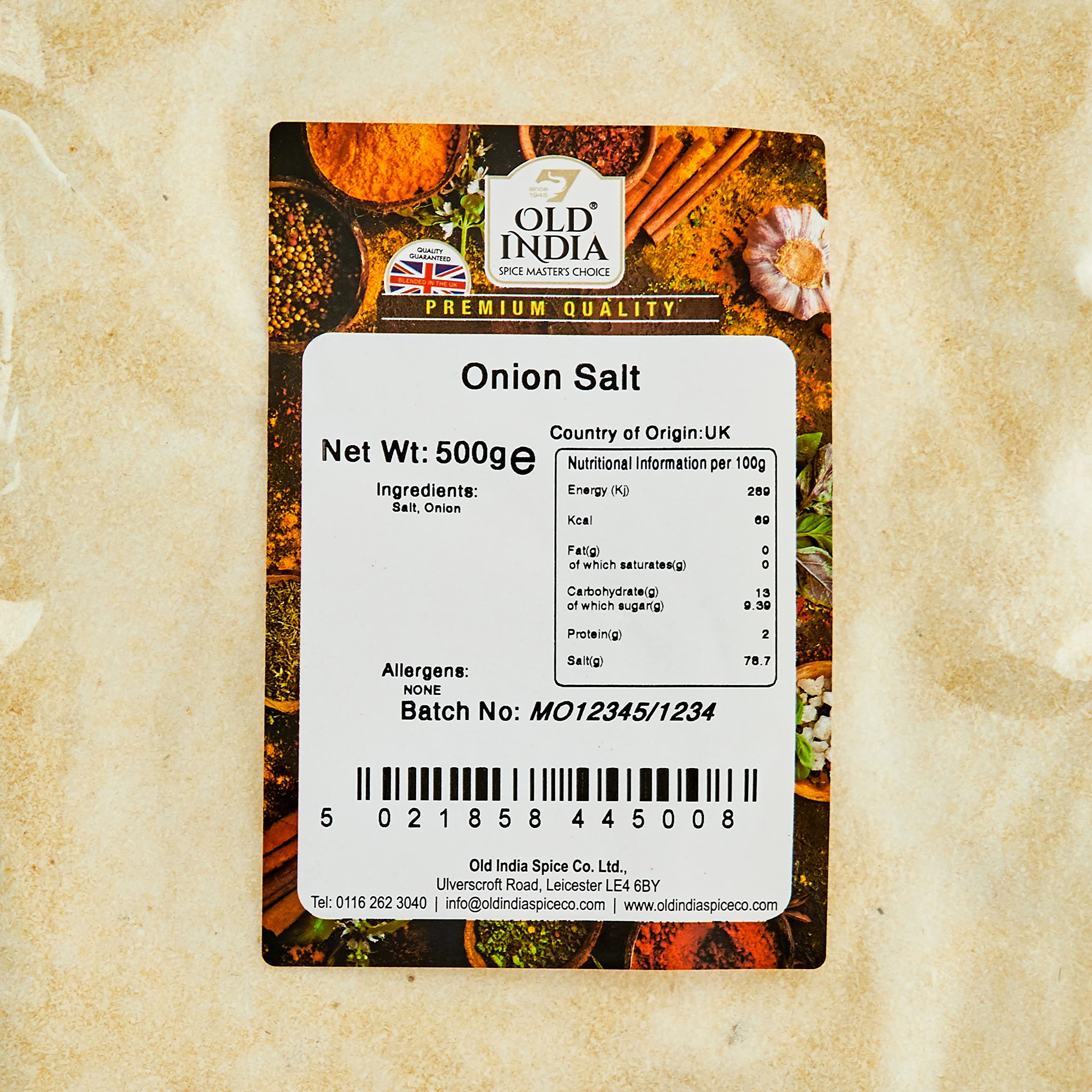 Old India Onion Salt 500g 3