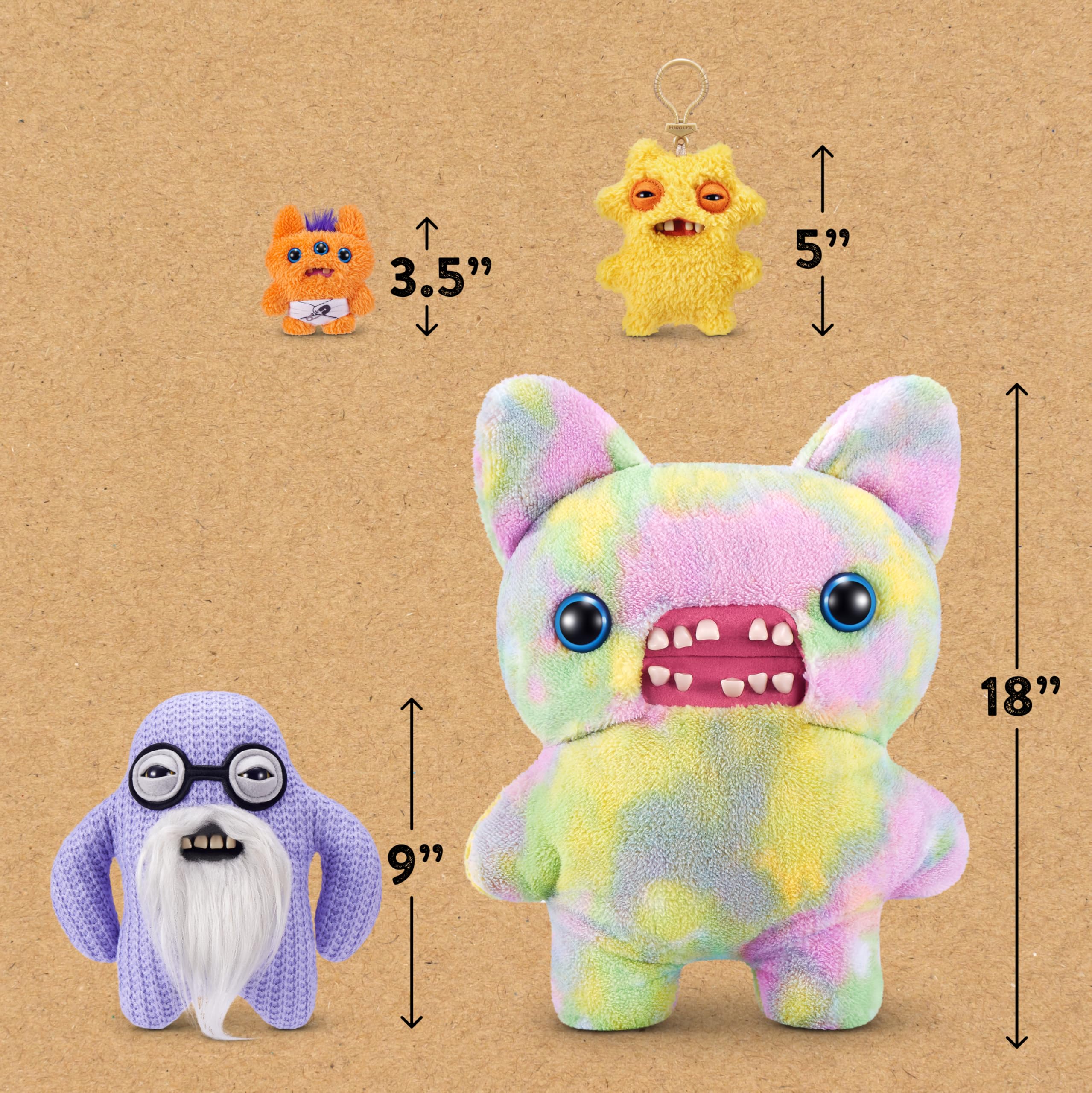 Fuggler Old Fogies Mr Needles Plush Toy - 9 Inch | Human-Like Teeth | Polyester 6