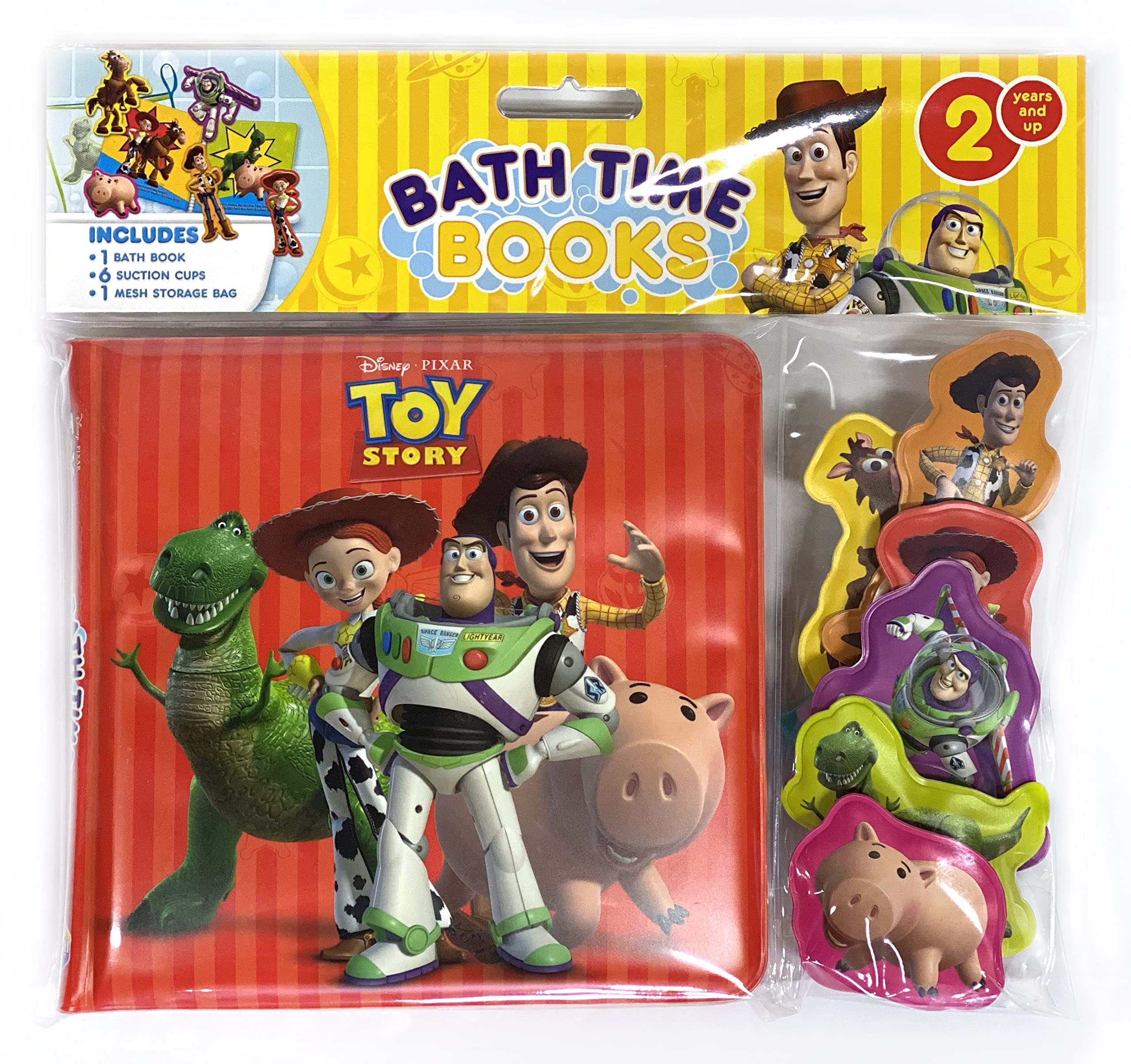 Phidal Toy Story Bath Time Books - Waterproof Activity Book for Kids Ages 2+