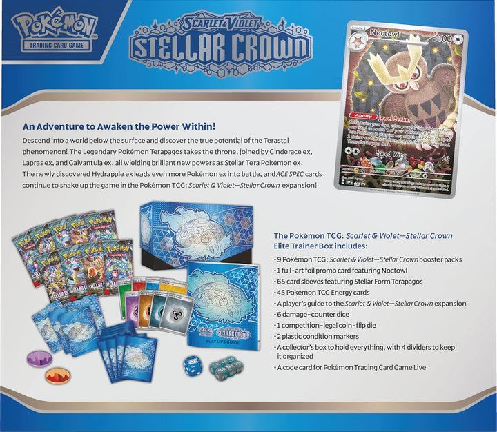 Pokemon TCG: Scarlet & Violet—Stellar Crown Elite Trainer Box