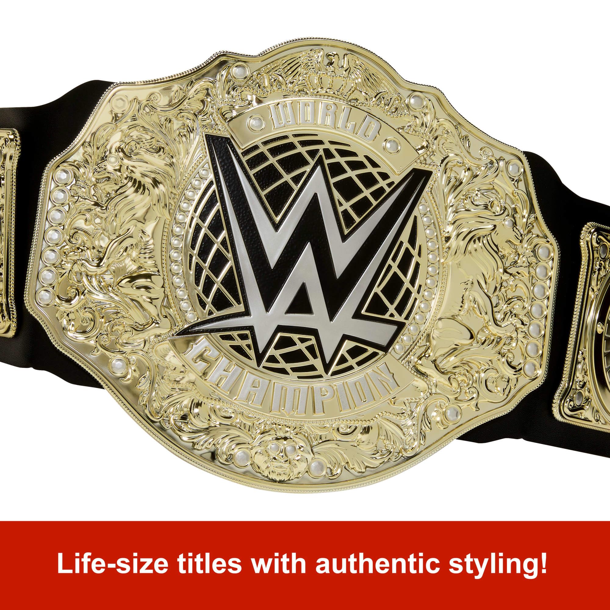 Mattel WWE Championship Title - Authentic Role-Play Belt for Kids 6+ 10