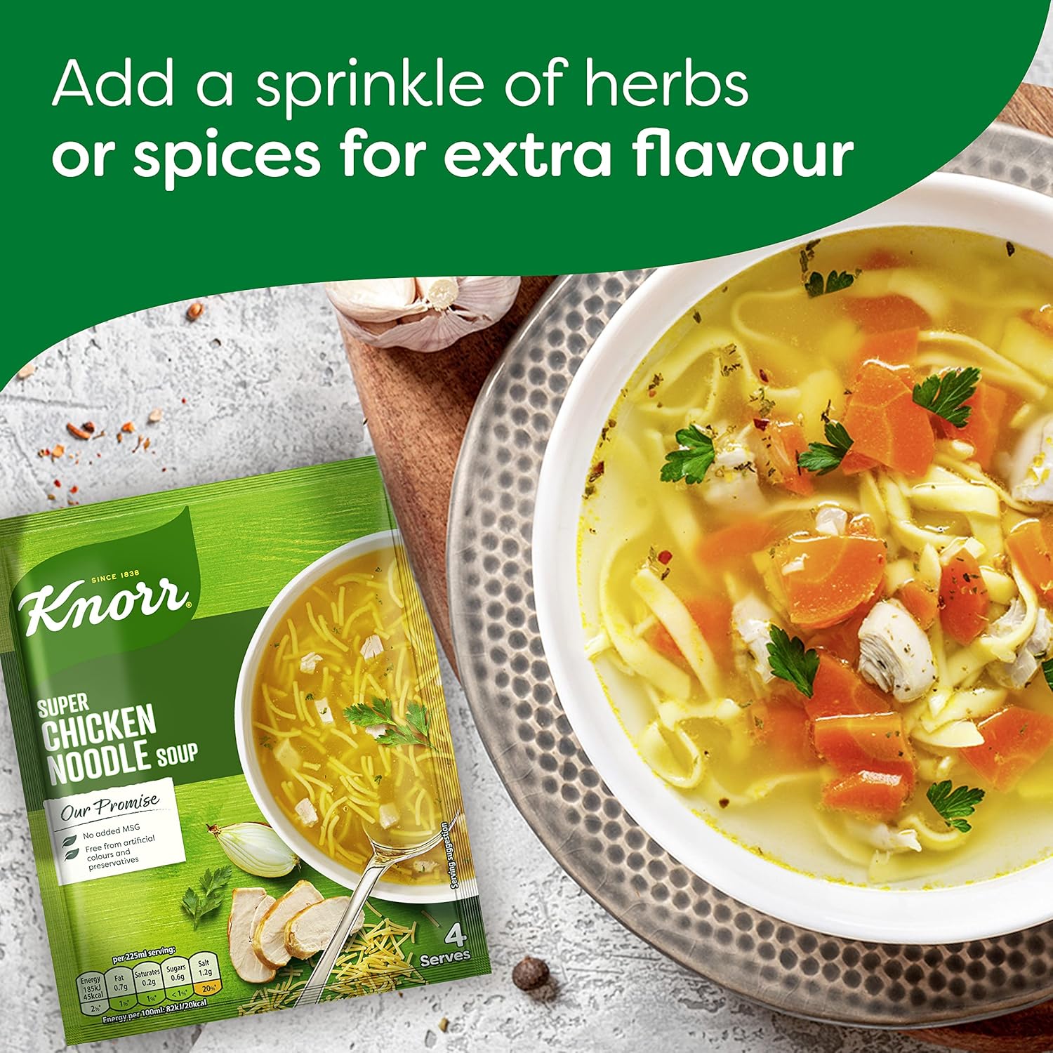 Knorr - Super Chicken Noodle Soup Mix 51 g (4 Servings) 7