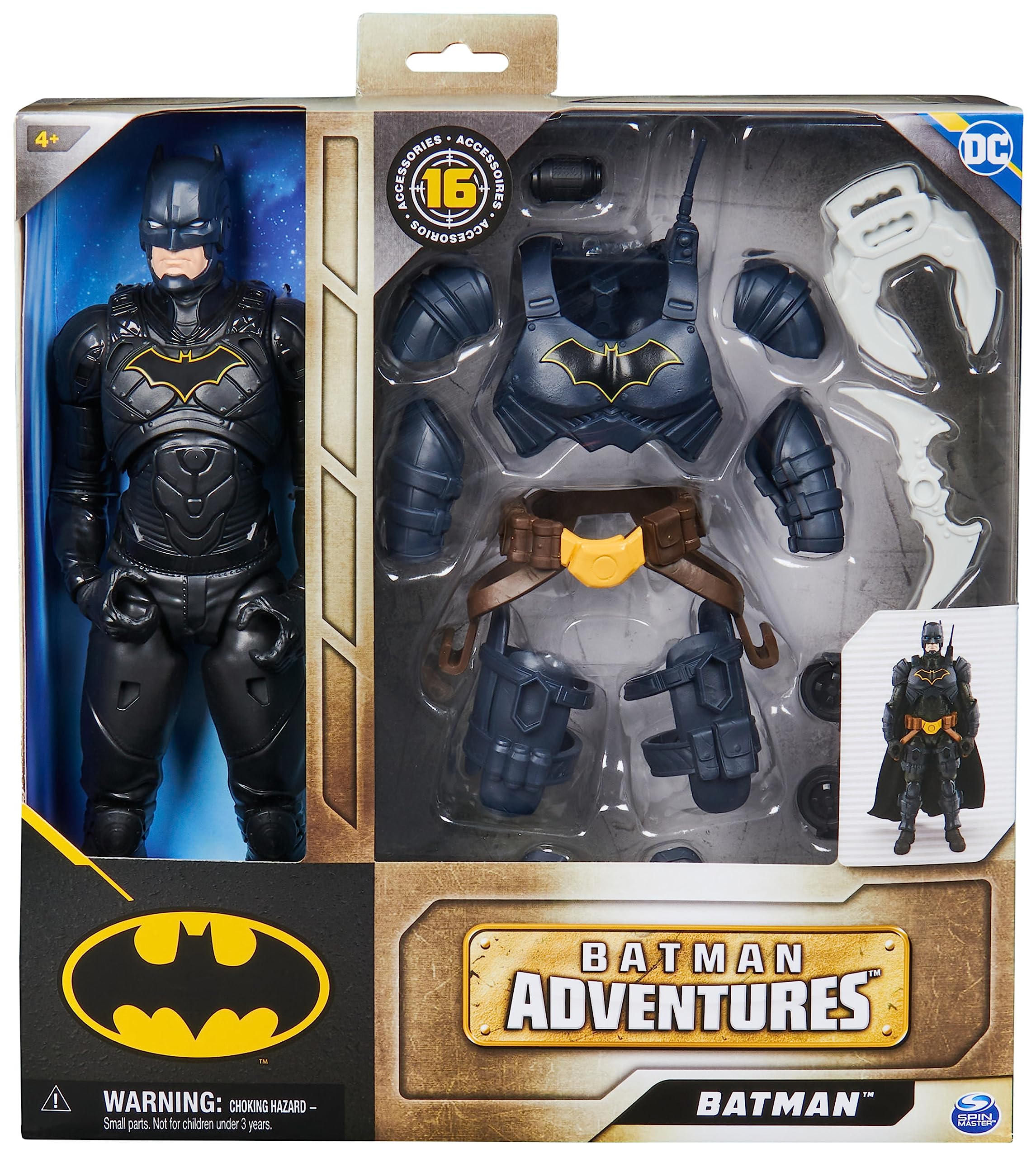 DC Comics Batman Adventures Action Figure - 30cm, 17 Points of Articulation, 16 Armor Accessories 3