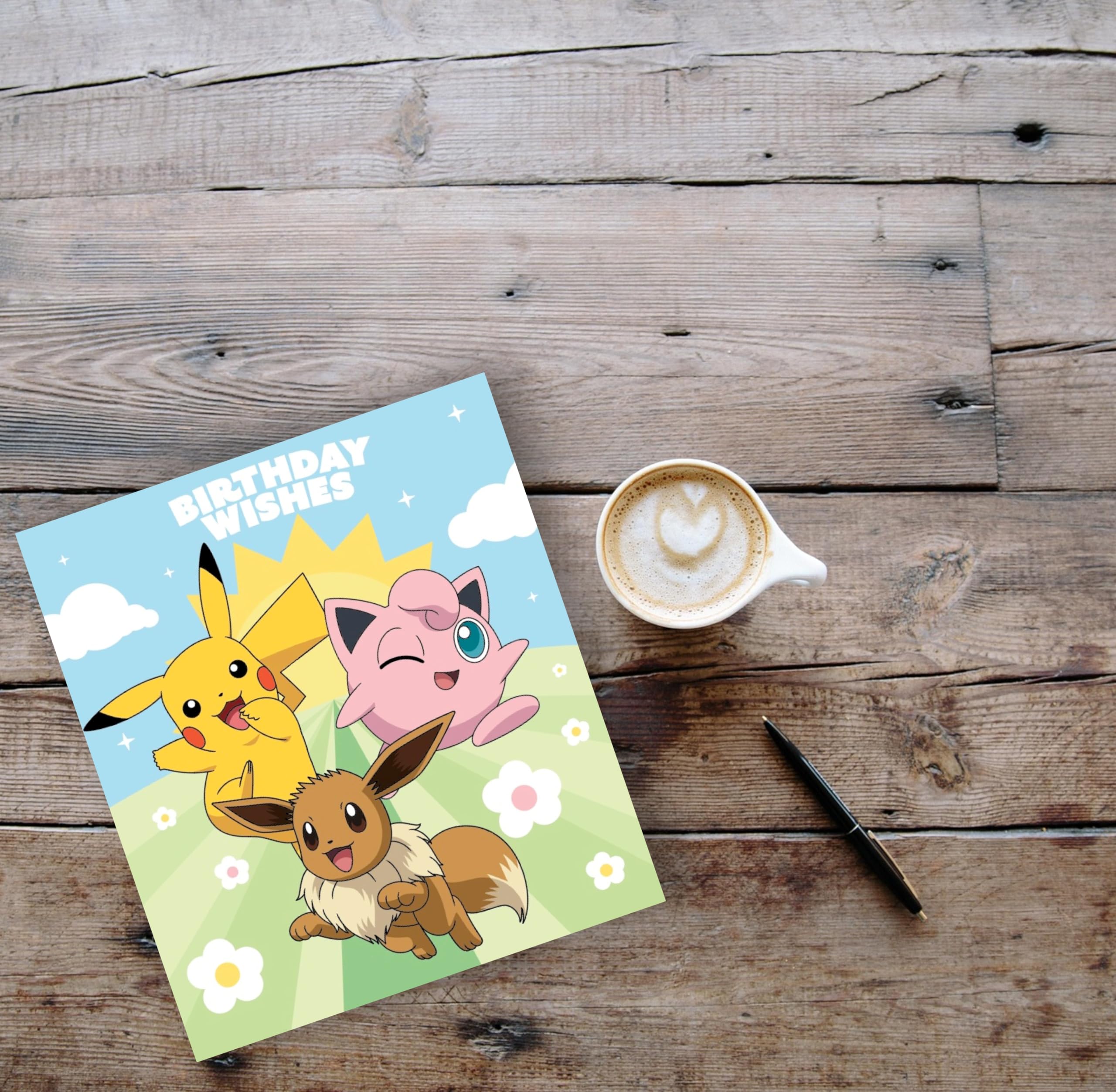 Danilo Promotions LTD Pokémon Birthday Card for Trainers - Standard Size | PK104 3