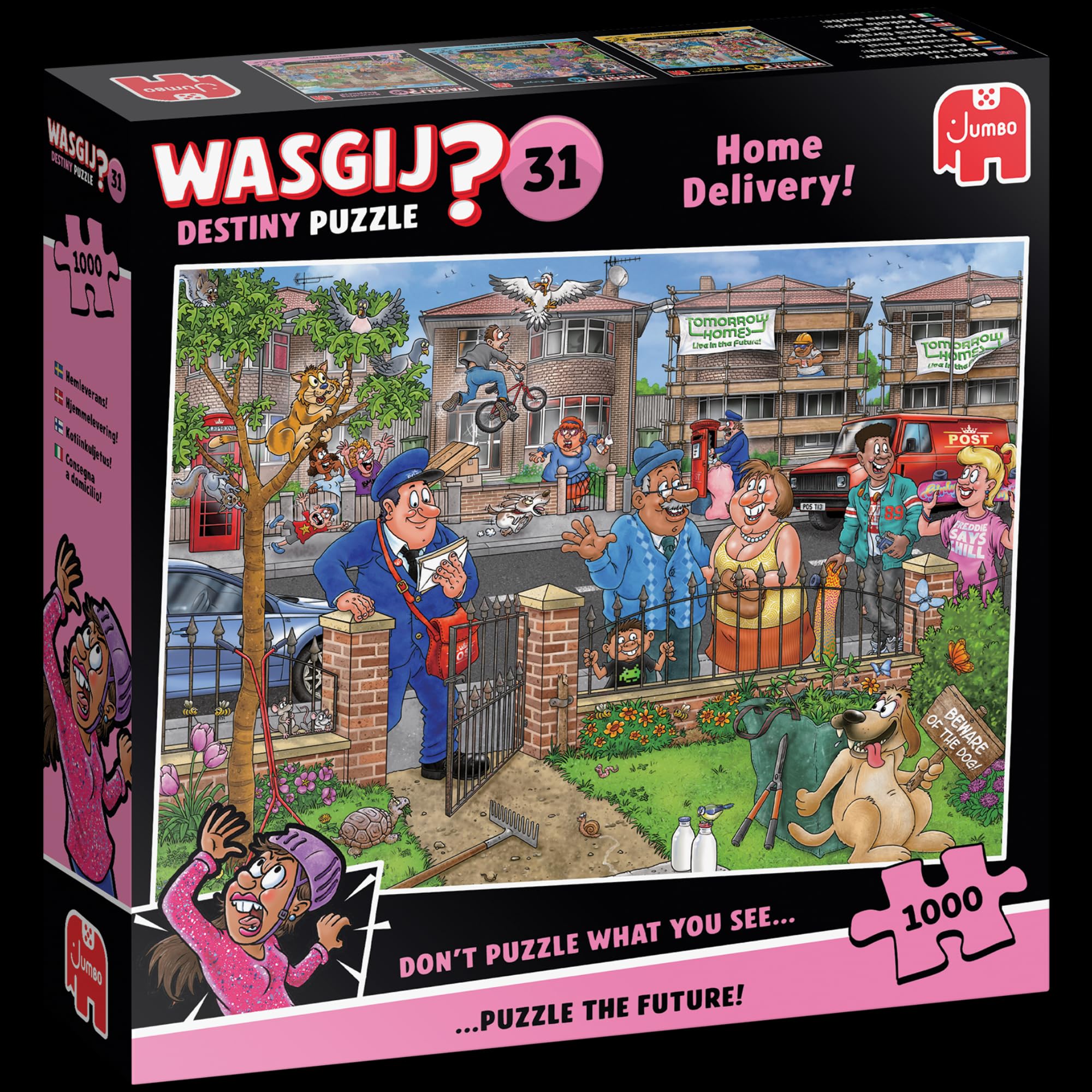 Wasgij Destiny 31 Home Delivery! 1000 Piece Jigsaw Puzzle for Unisex Adult 9