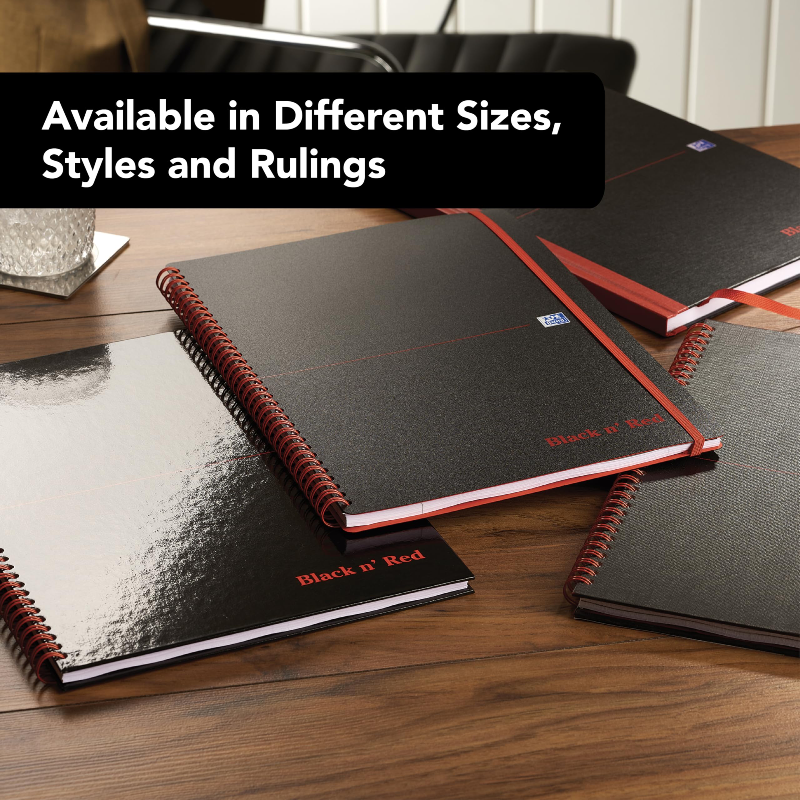 Black n' Red A5 Hardcover Composition Notebook | Ruled Pages | Black | 1 Piece 6