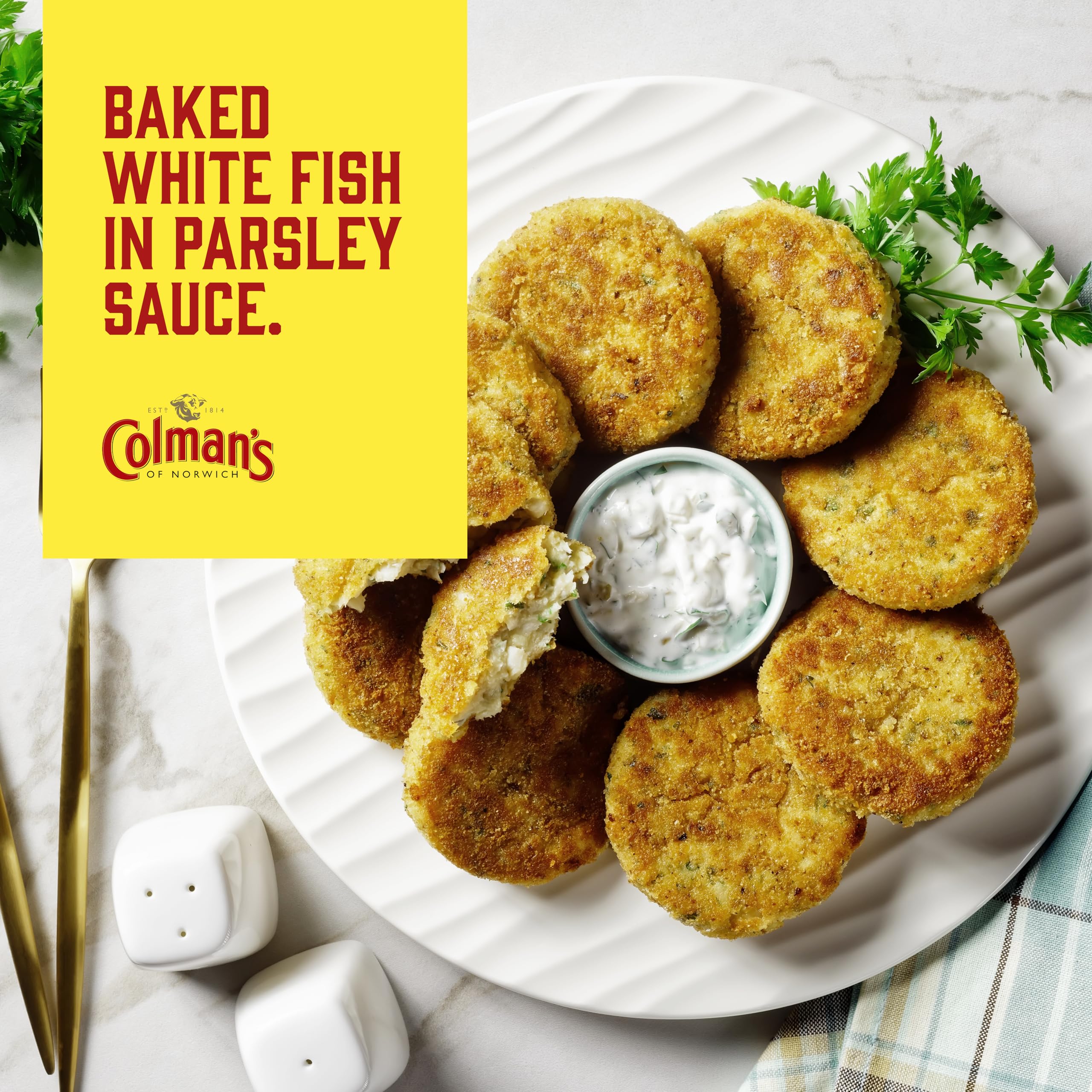Colman's Parsley Sauce Mix with Herbs and Spices - Quick Vegan Cooking Sauce for Midweek Meals 5