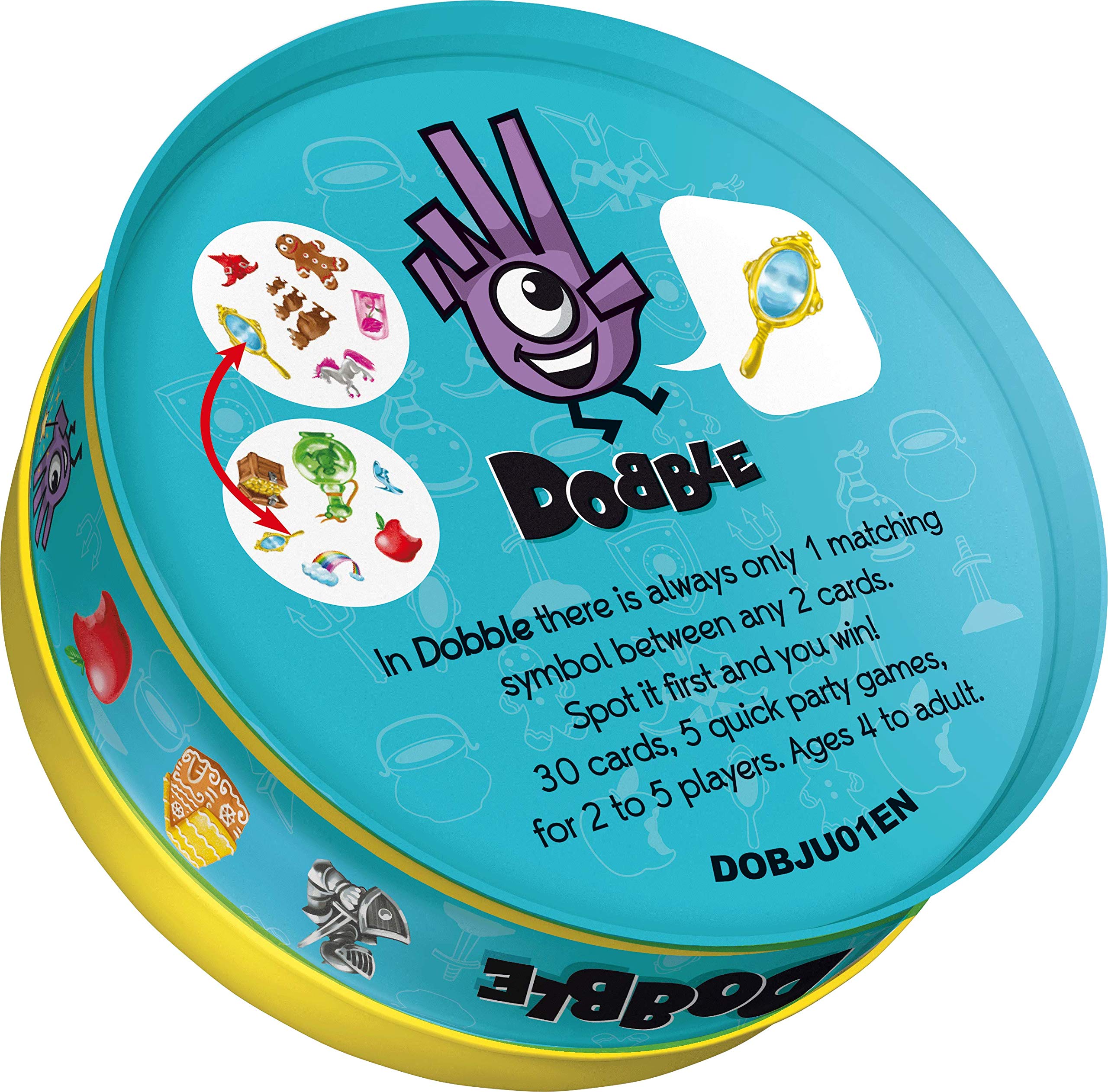 Asmodee Dobble Junior Card Game | Ages 4+ | 2-5 Players | 10 Min Play Time 4