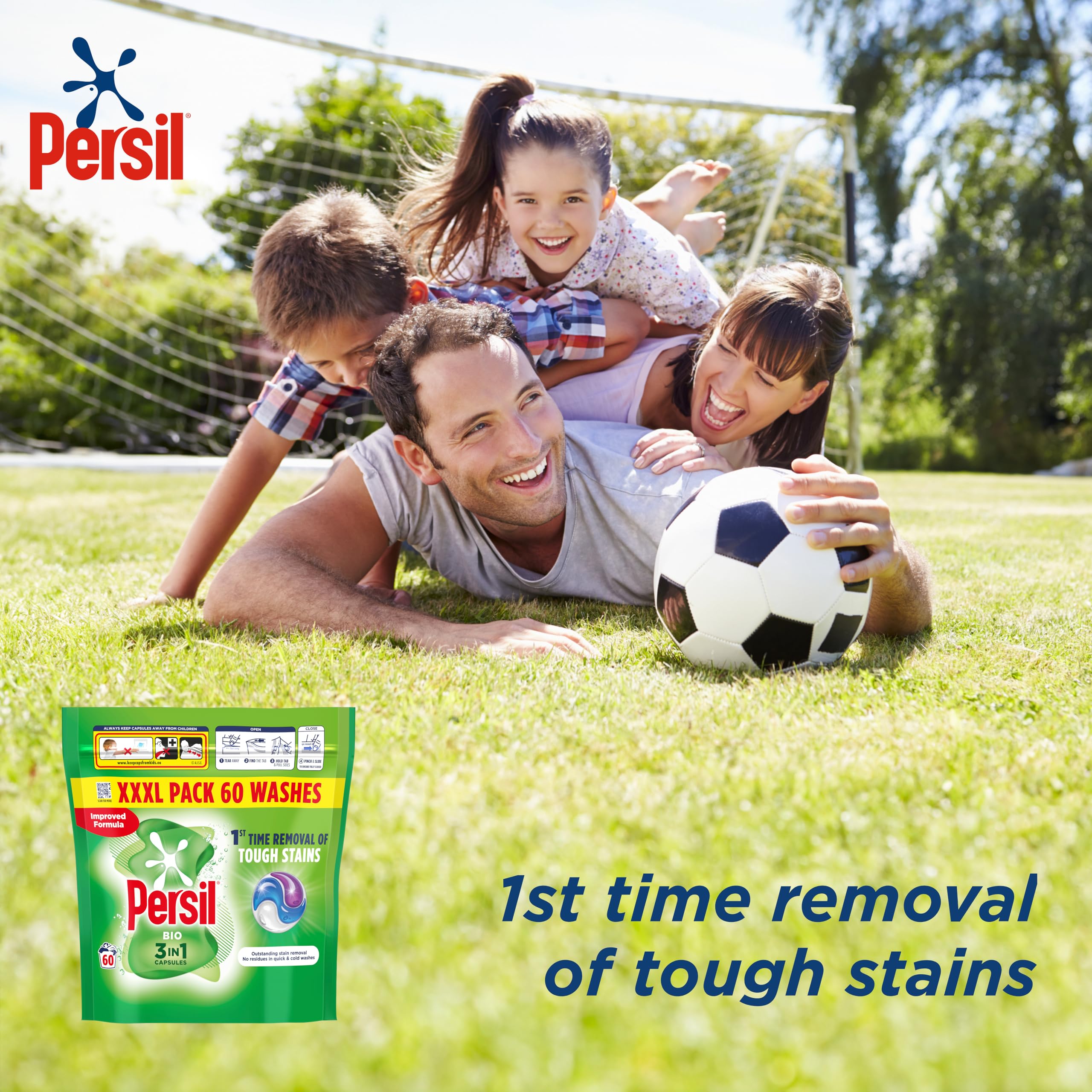 Persil - Bio 3 in 1 Washing Capsules, 60 Washes 6