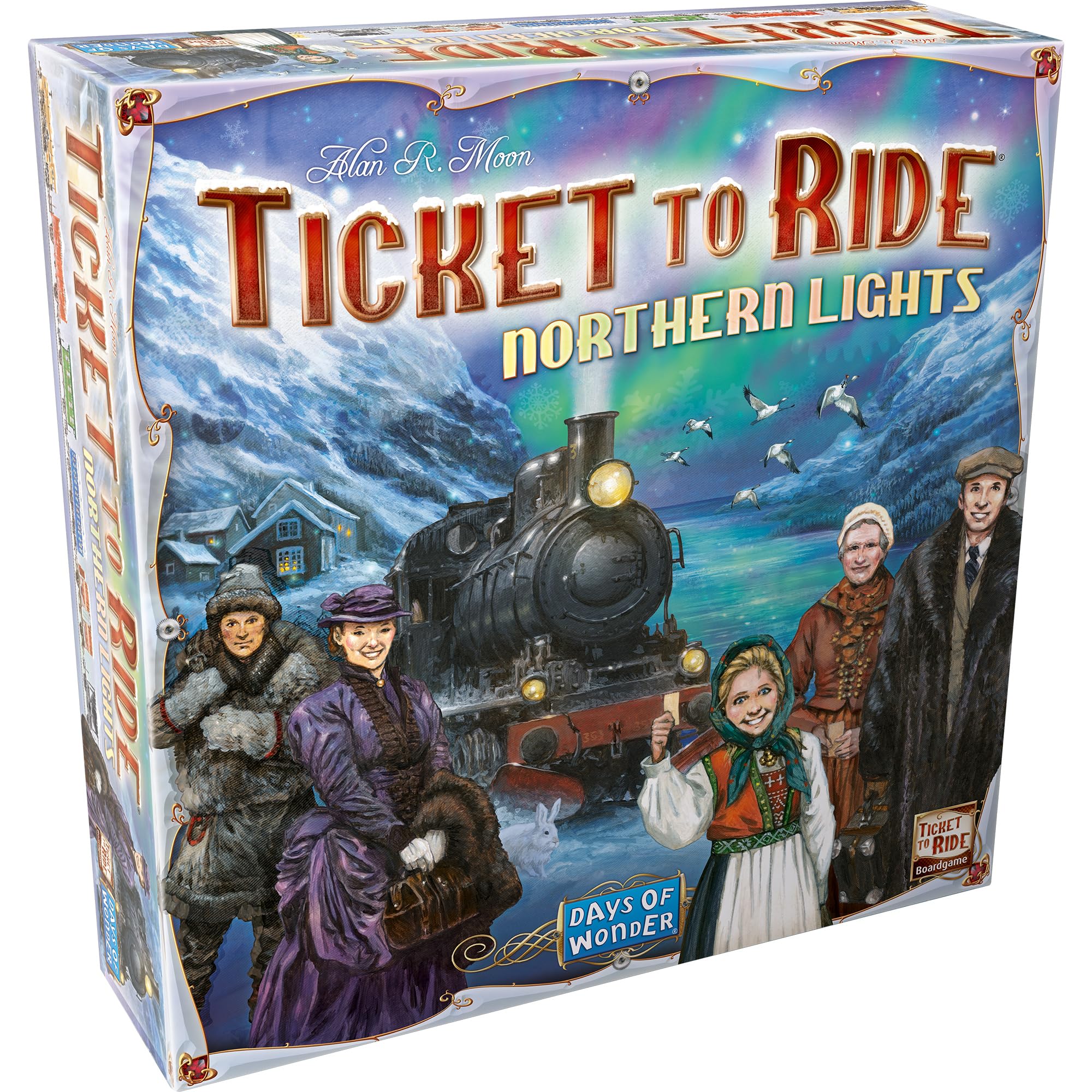 Asmodee Ticket to Ride - Northern Lights Board Game | Ages 8+ | 2-5 Players | 60 Min