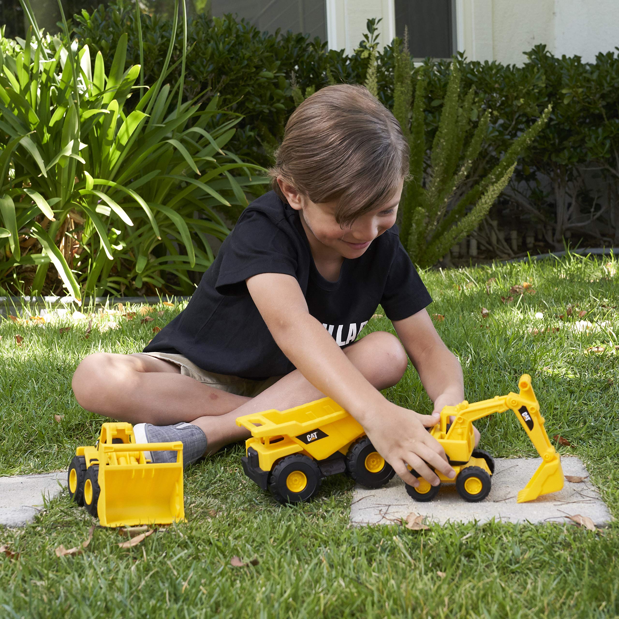CAT 82360 Mini Crew 3 Pack Construction Vehicles - Dump Truck, Loader, Excavator | Ages 2+ 4