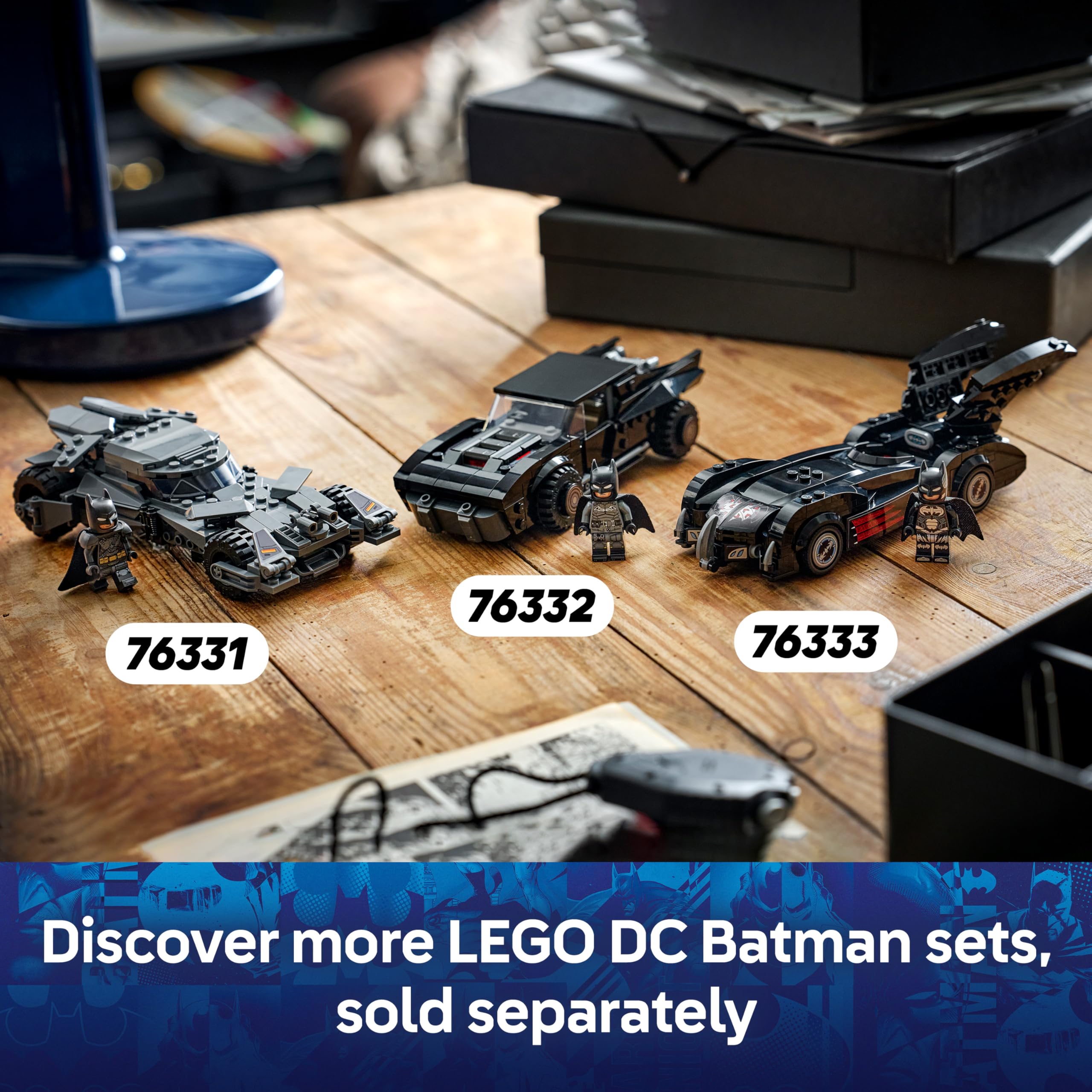LEGO DC The Batman Batmobile Car Toy Model Kit 76332 for Ages 9+ 7