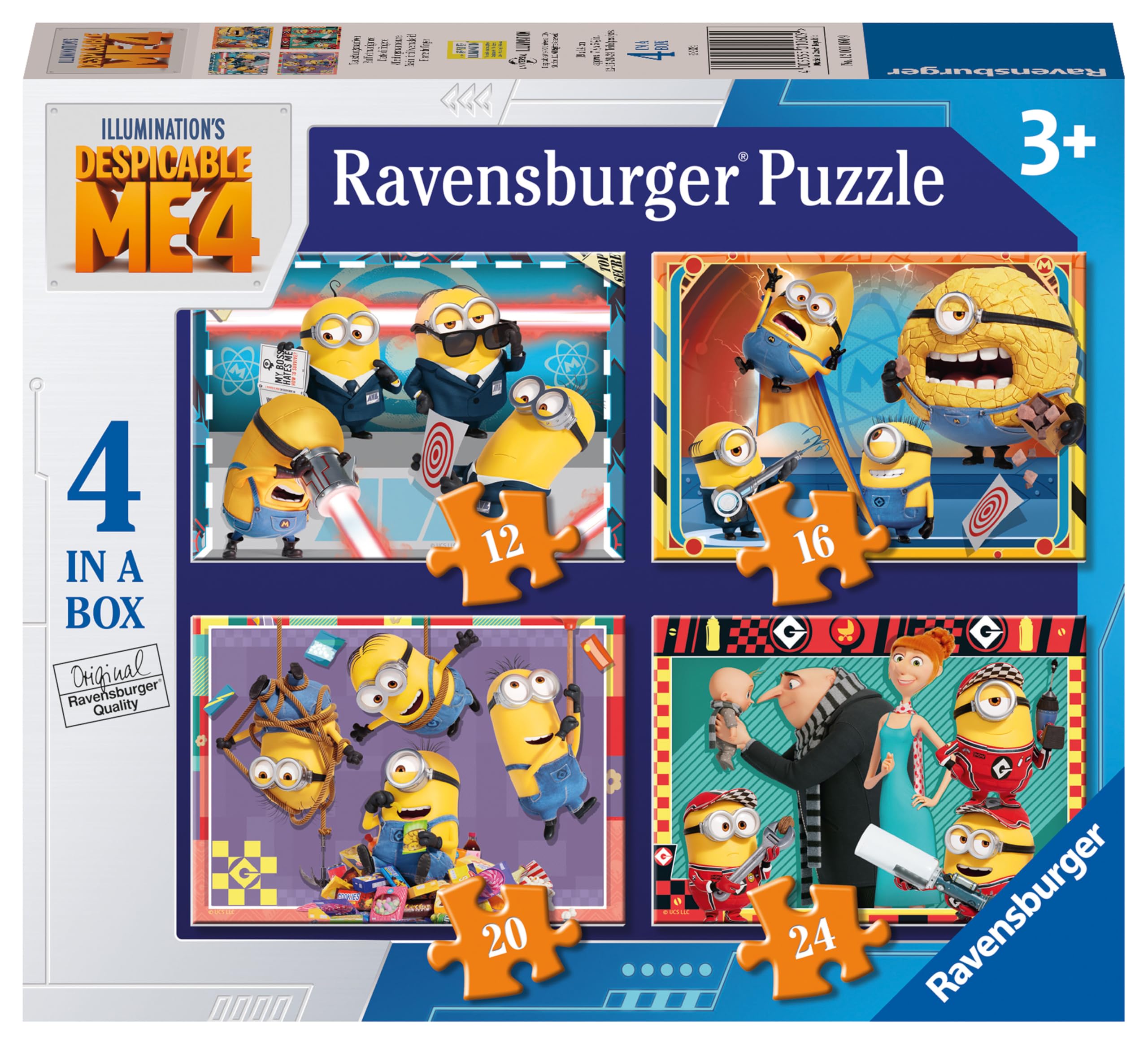 Ravensburger Minions Despicable Me 4 Jigsaw Puzzle Set - 72-Piece Kids Puzzle for Ages 3+ 1