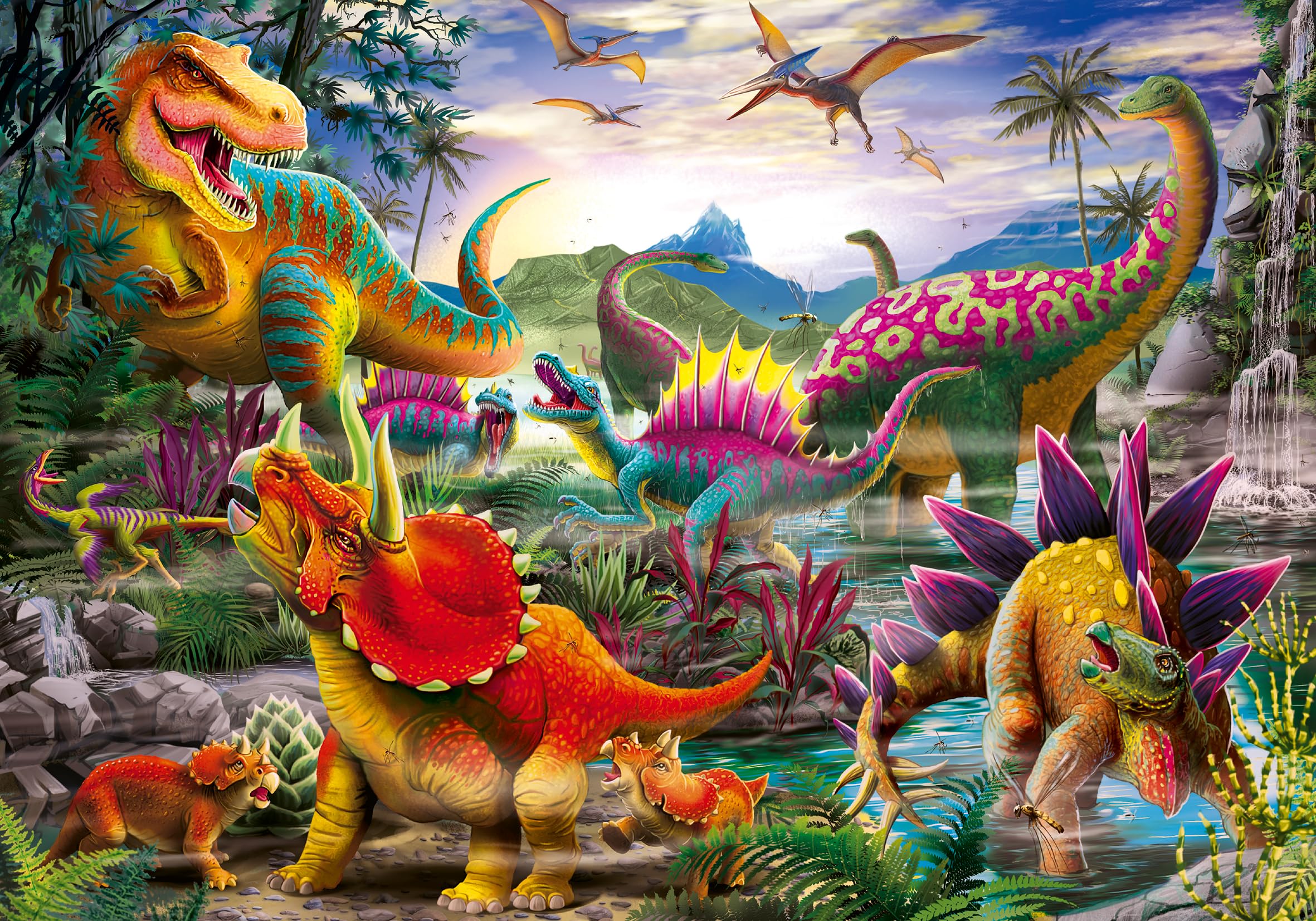 Ravensburger T-Rex Terror Dinosaurs Jigsaw Puzzle - 35 Pieces | Ages 3+ | 26x18cm