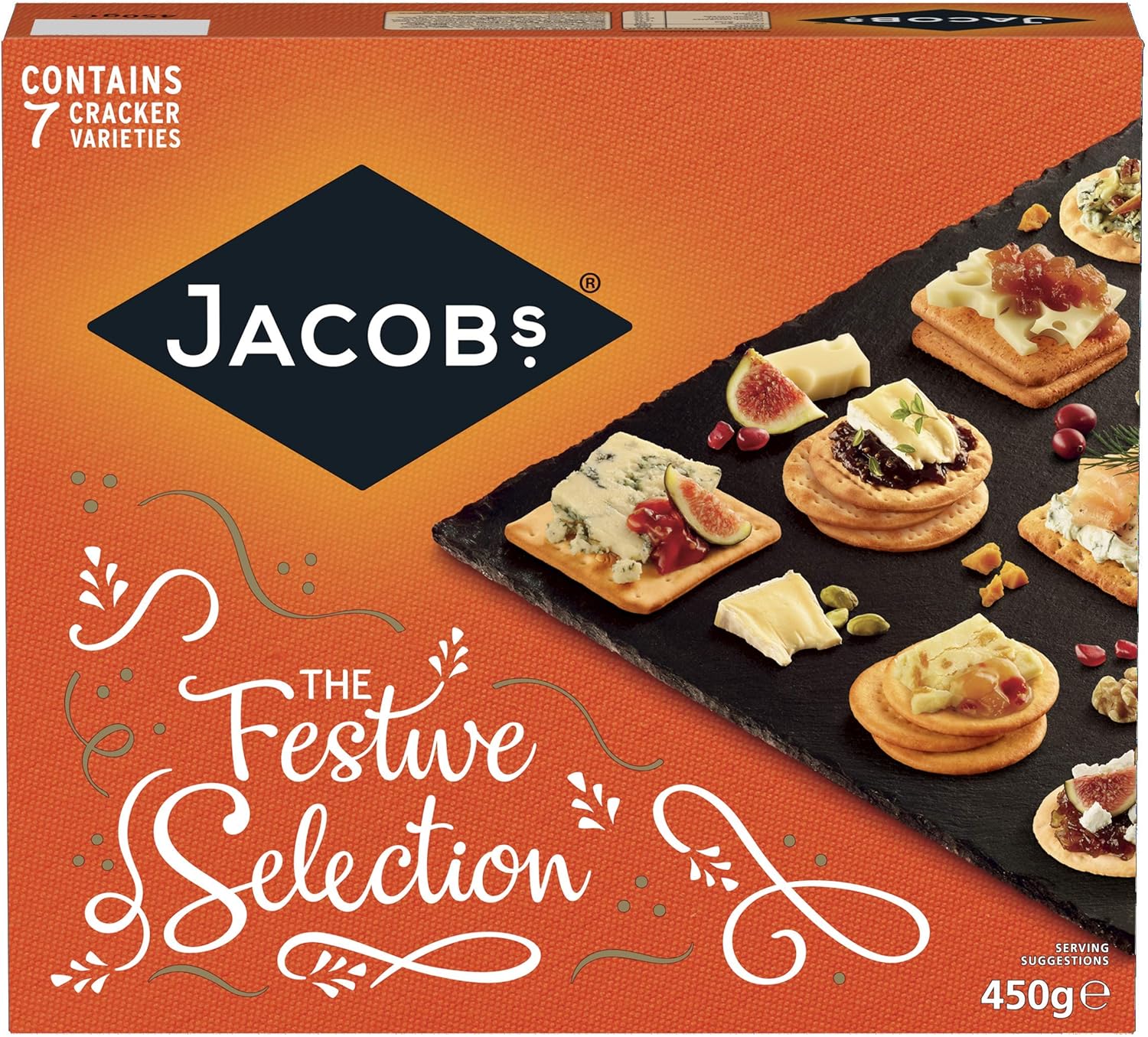 Jacob's Biscuits for Cheese Carton - 7 Variety Crackers 450g