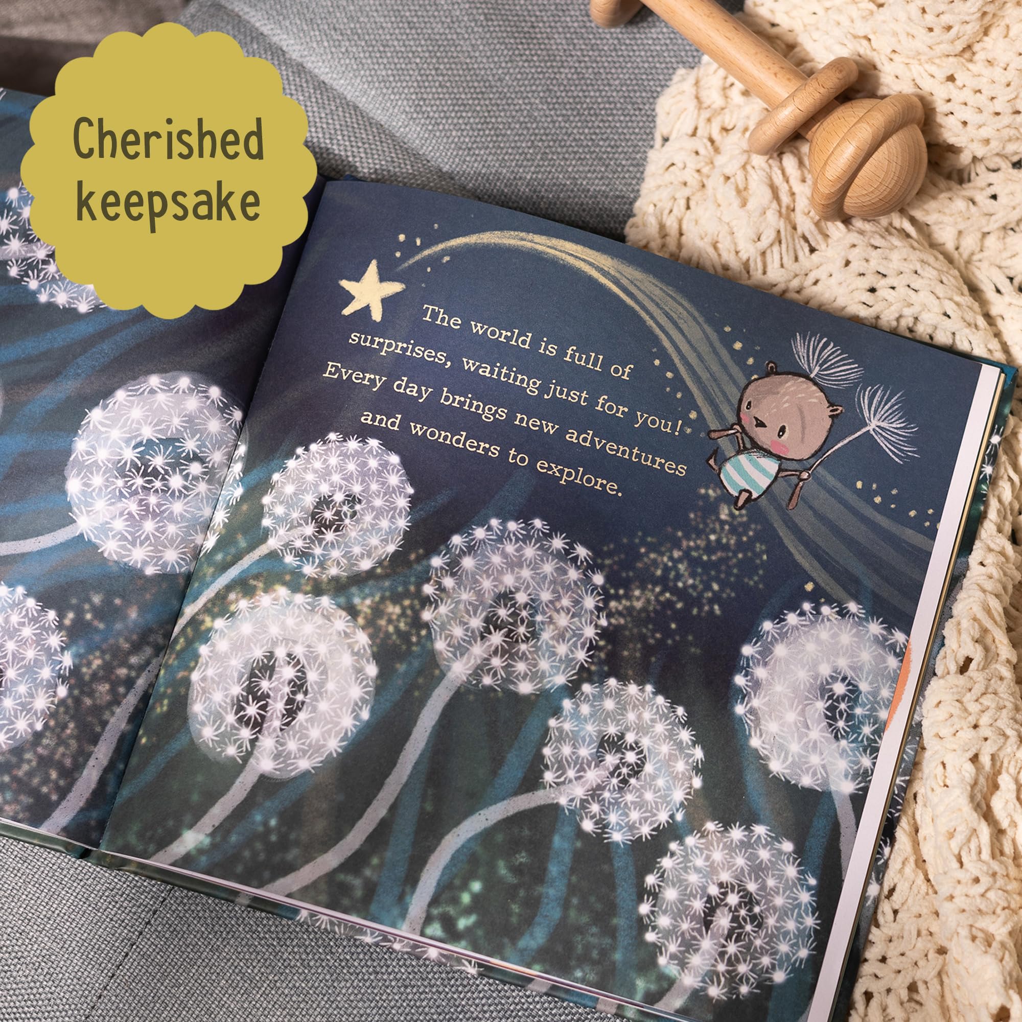 FROM YOU TO ME The World Waited For You - New Baby Gift Keepsake Book | Hardcover | Picture Book 6