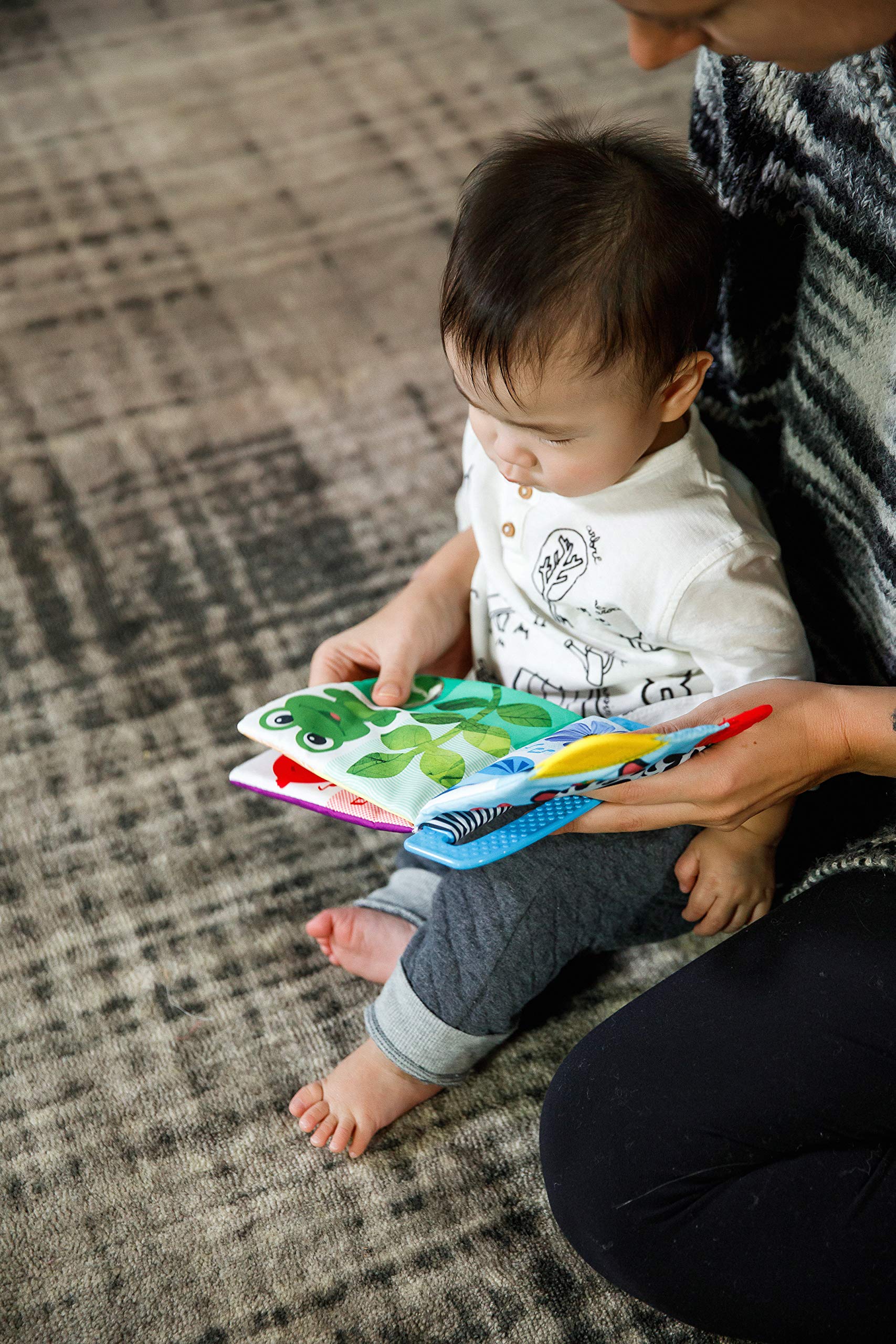 Baby Einstein Curious Explorers Teether Book Take-Along Toy for Newborns + 6