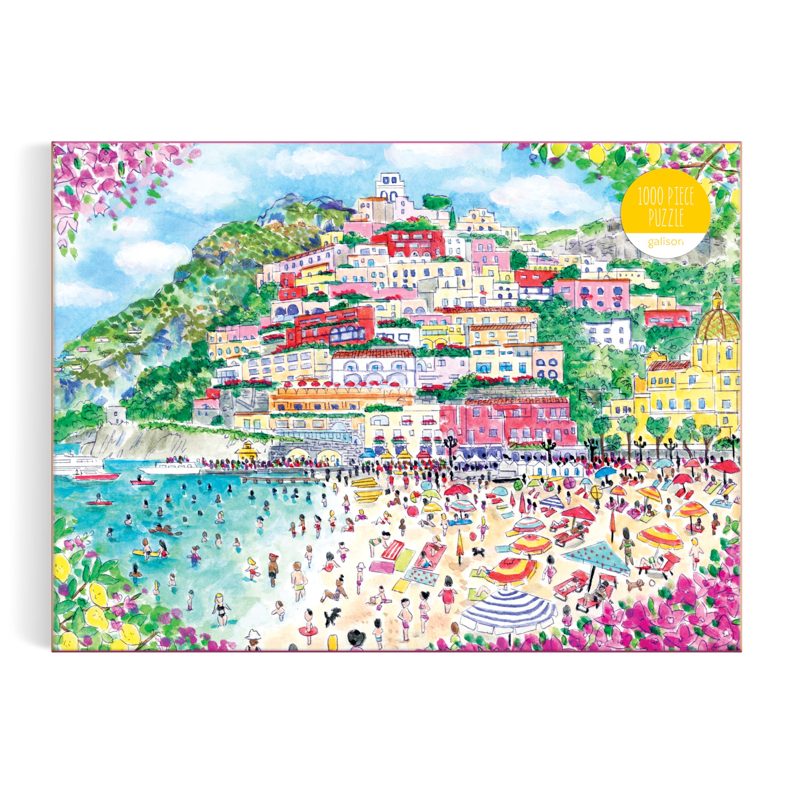 Galison Coast of Italy - 1000 Piece Michael Storrings Jigsaw Puzzle 13