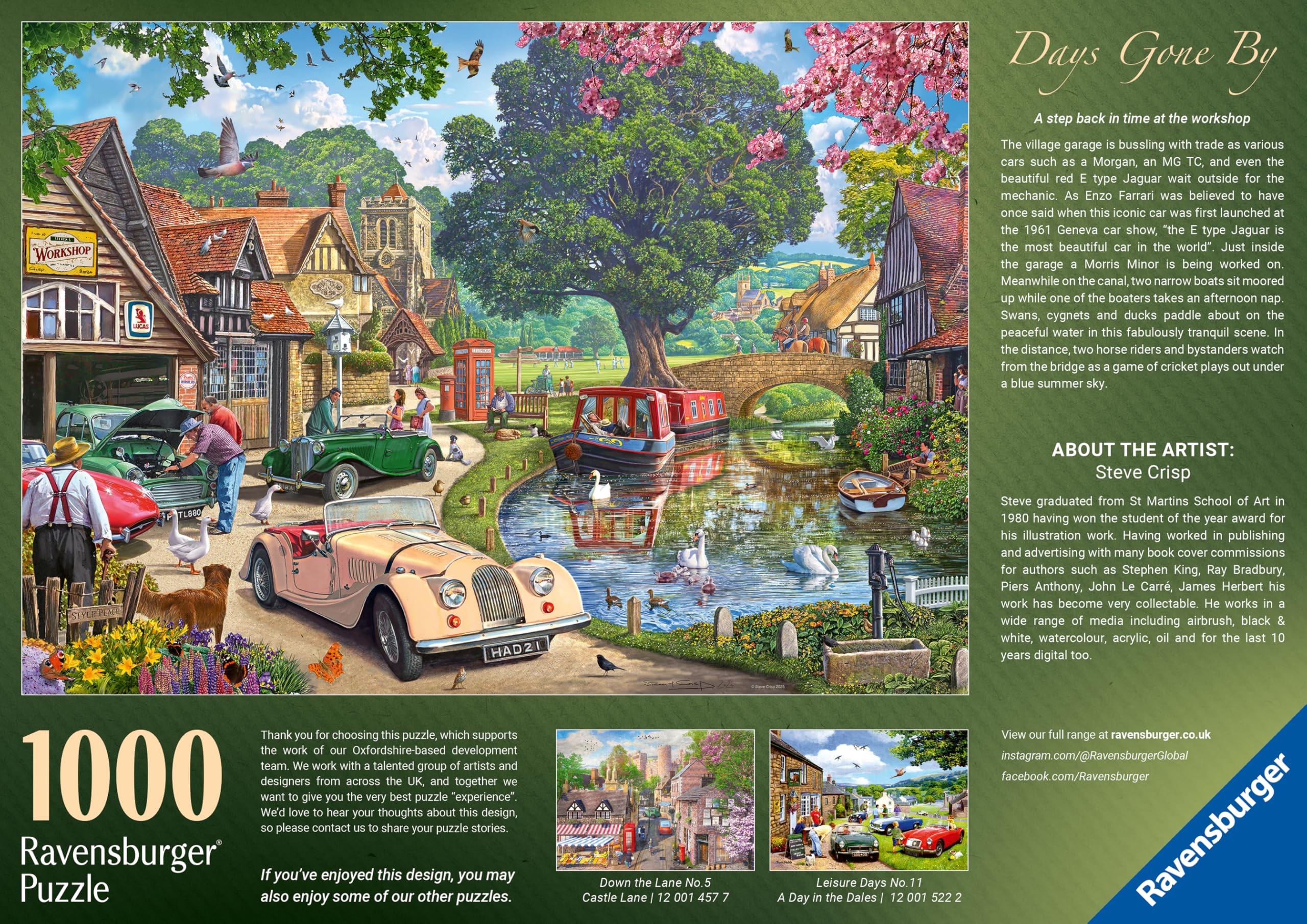 Ravensburger Days Gone By 1000 Piece Jigsaw Puzzle 5