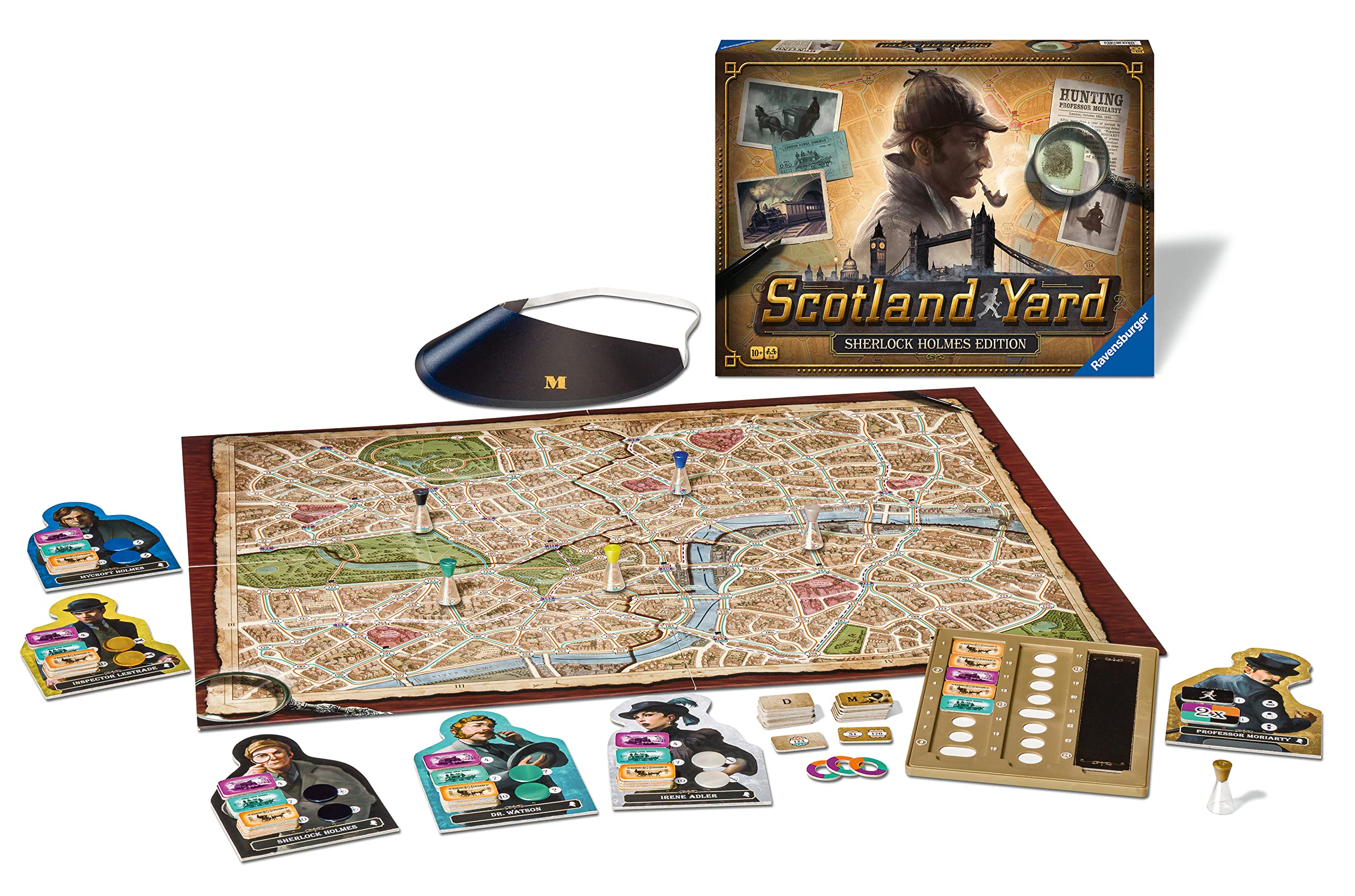 Ravensburger Scotland Yard Sherlock Holmes Edition Strategy Board Game | 2-6 Players | Ages 10+
