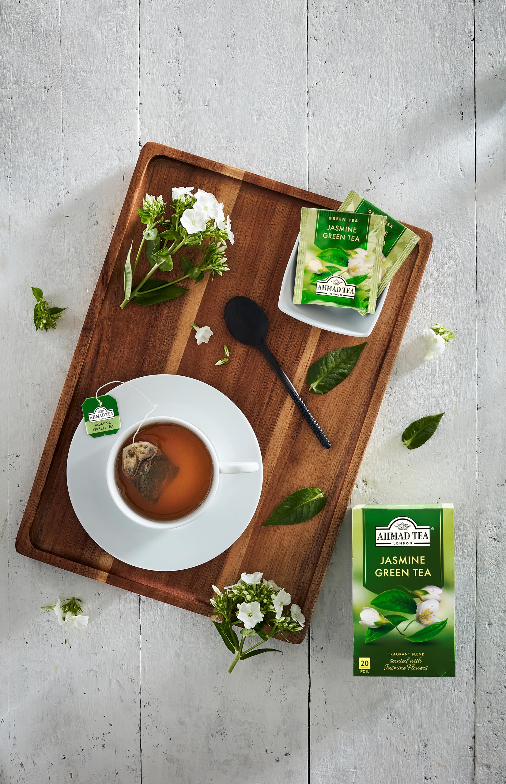 Ahmad Tea Jasmine Green Tea - 20 Teabag Sachets | Award Winning Floral Blend 3