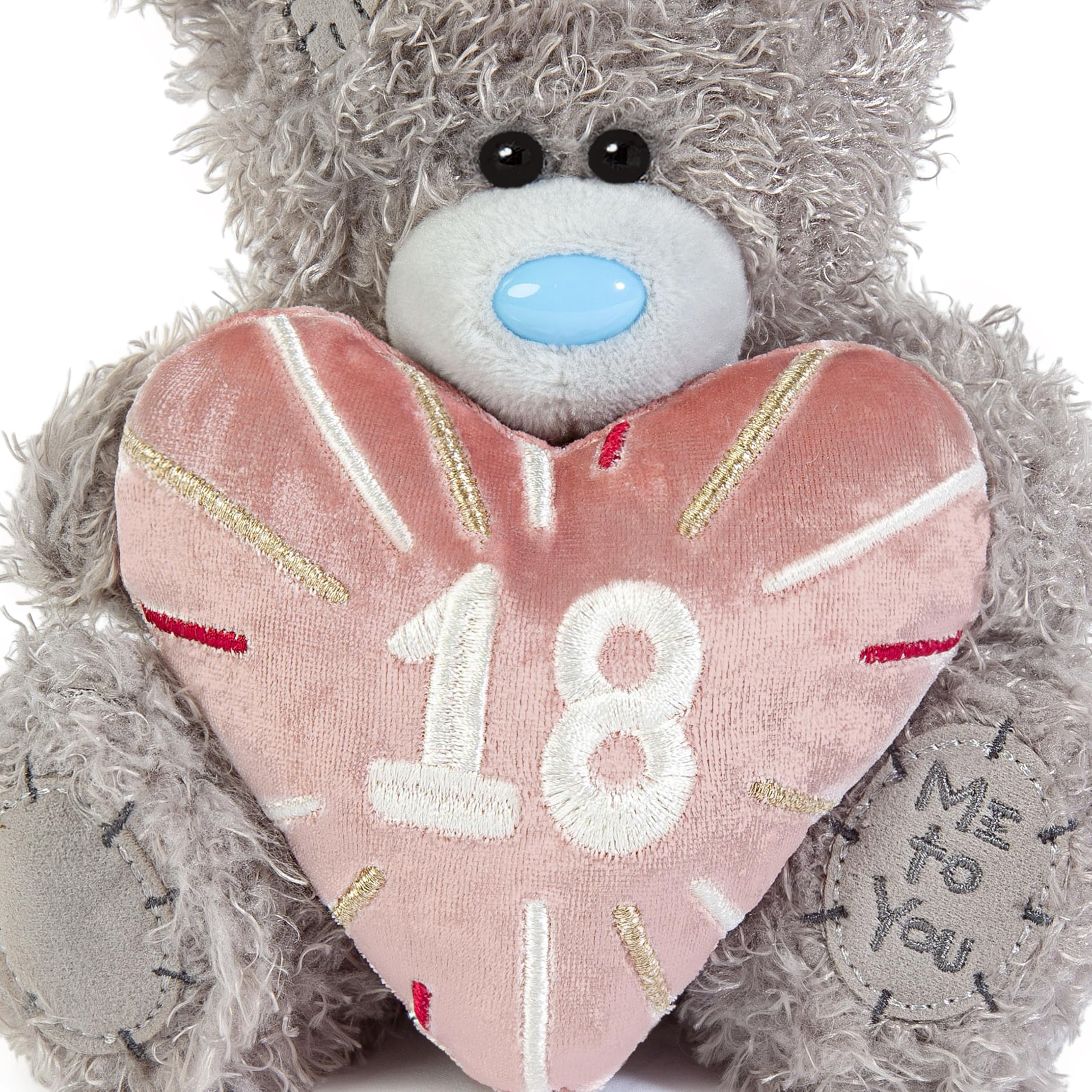 Me To You Bear Tatty Teddy 18th Birthday Plush Bear | 15cm High | Grey