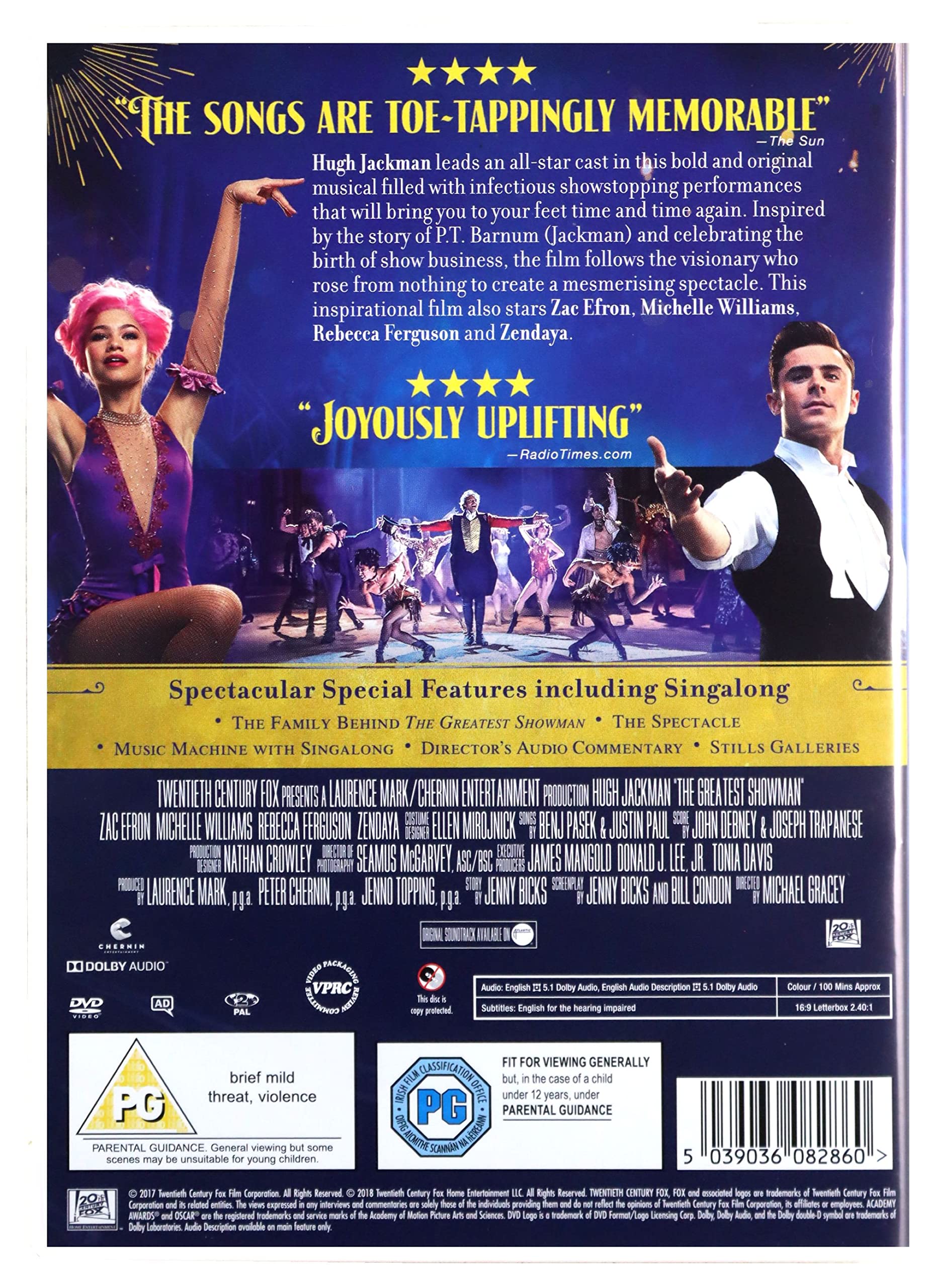 The Greatest Showman [DVD] 2