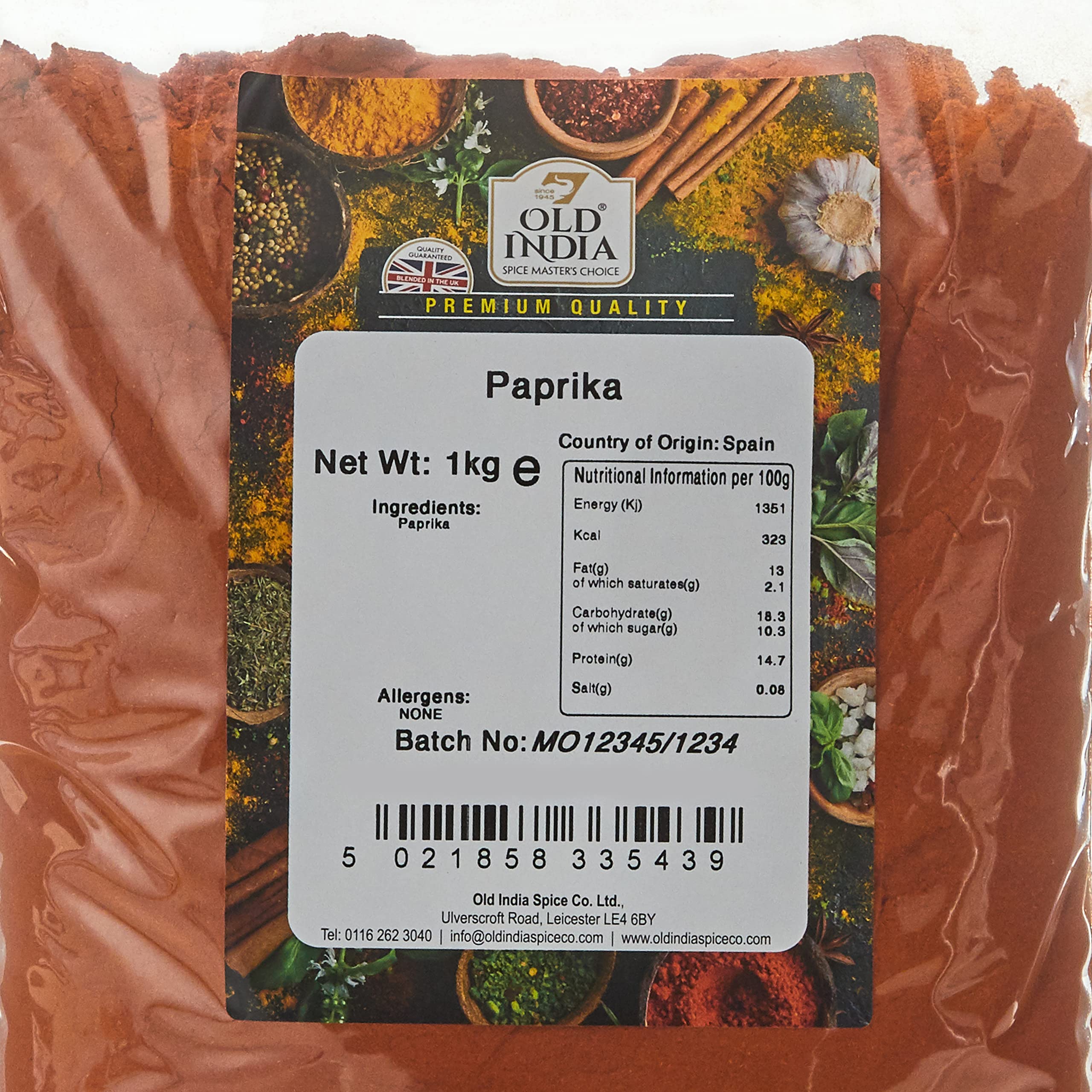 Old India Paprika Whole Spice | 1 kg Bag | Natural & GMO Free 2
