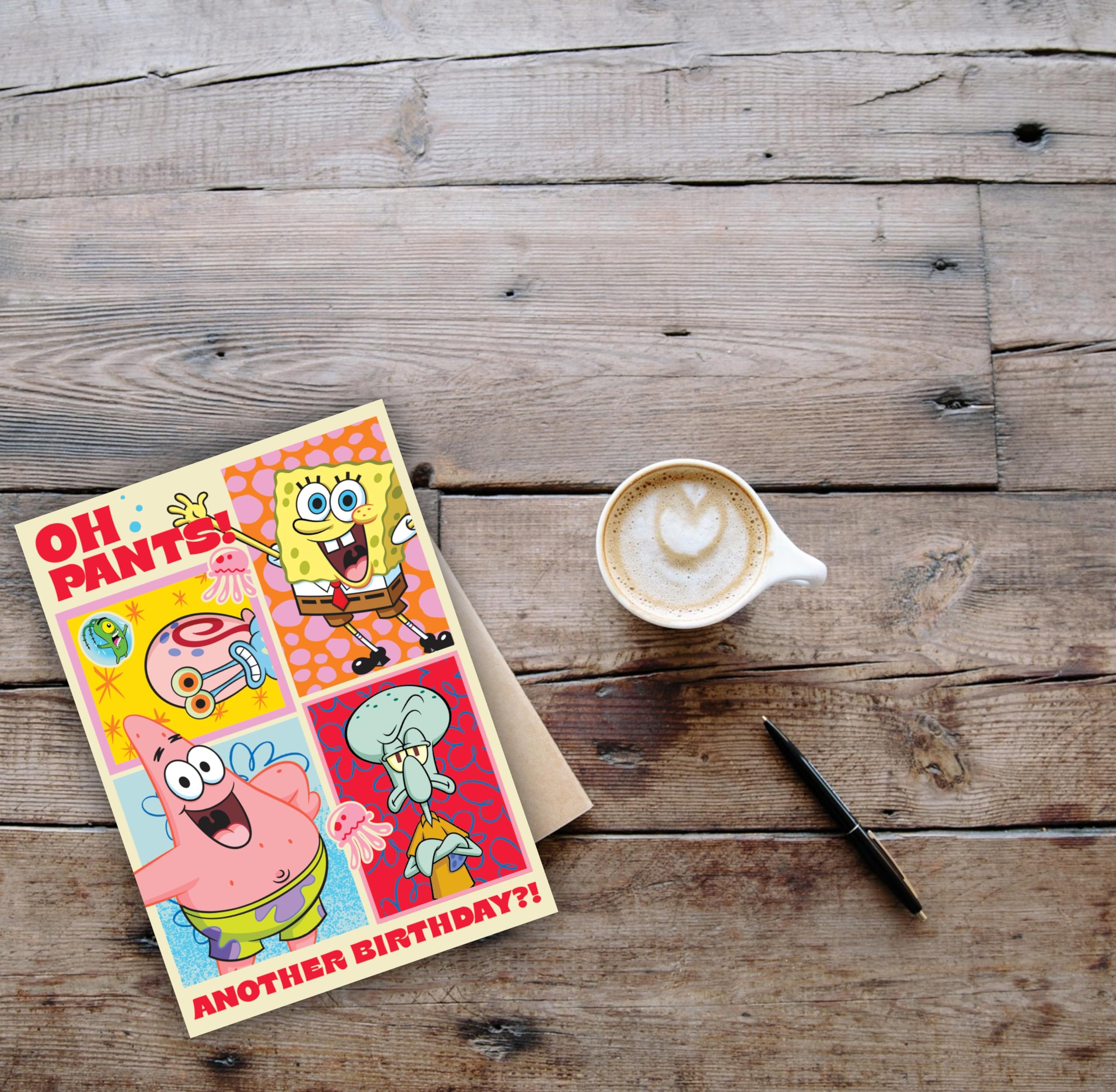 Danilo Promotions LTD SpongeBob SquarePants Funny Birthday Card | Premium Stock | Envelope Included 2