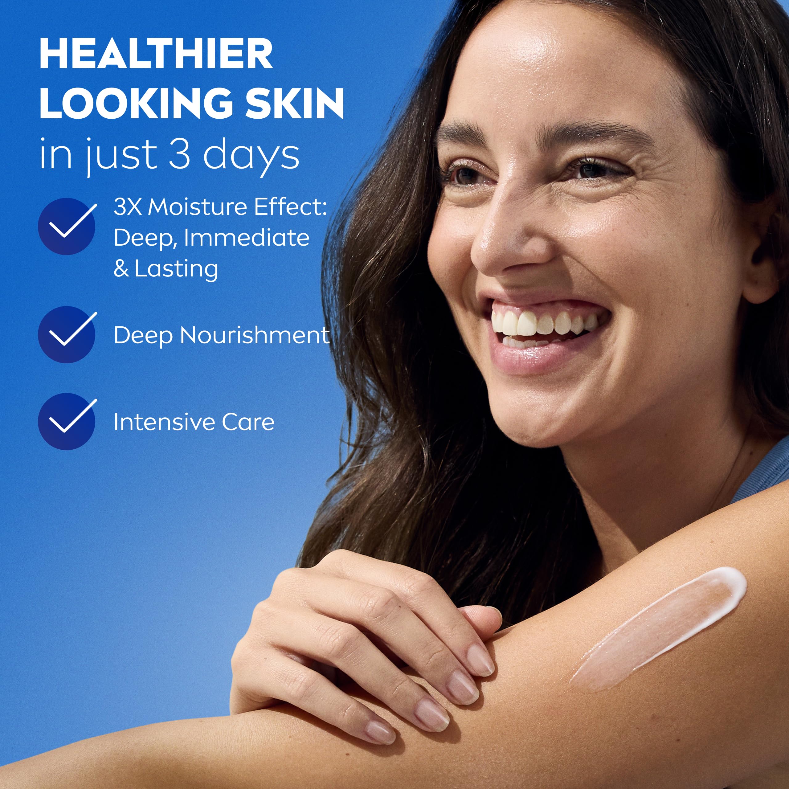 NIVEA Body Essentials Rich Caring Cream - Intensive Moisture for Women | 400ml Jar 4