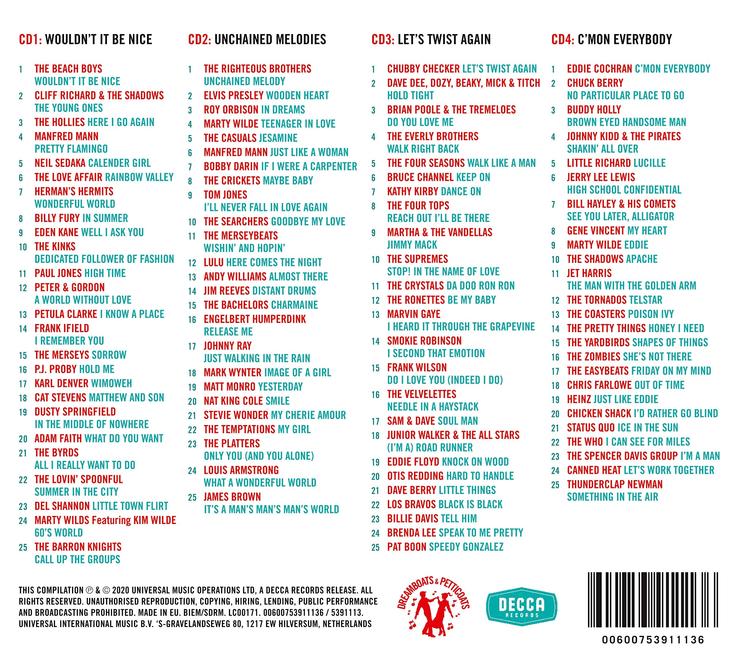 Dreamboats & Petticoats: Music That Lives Forever - Audio CD 6