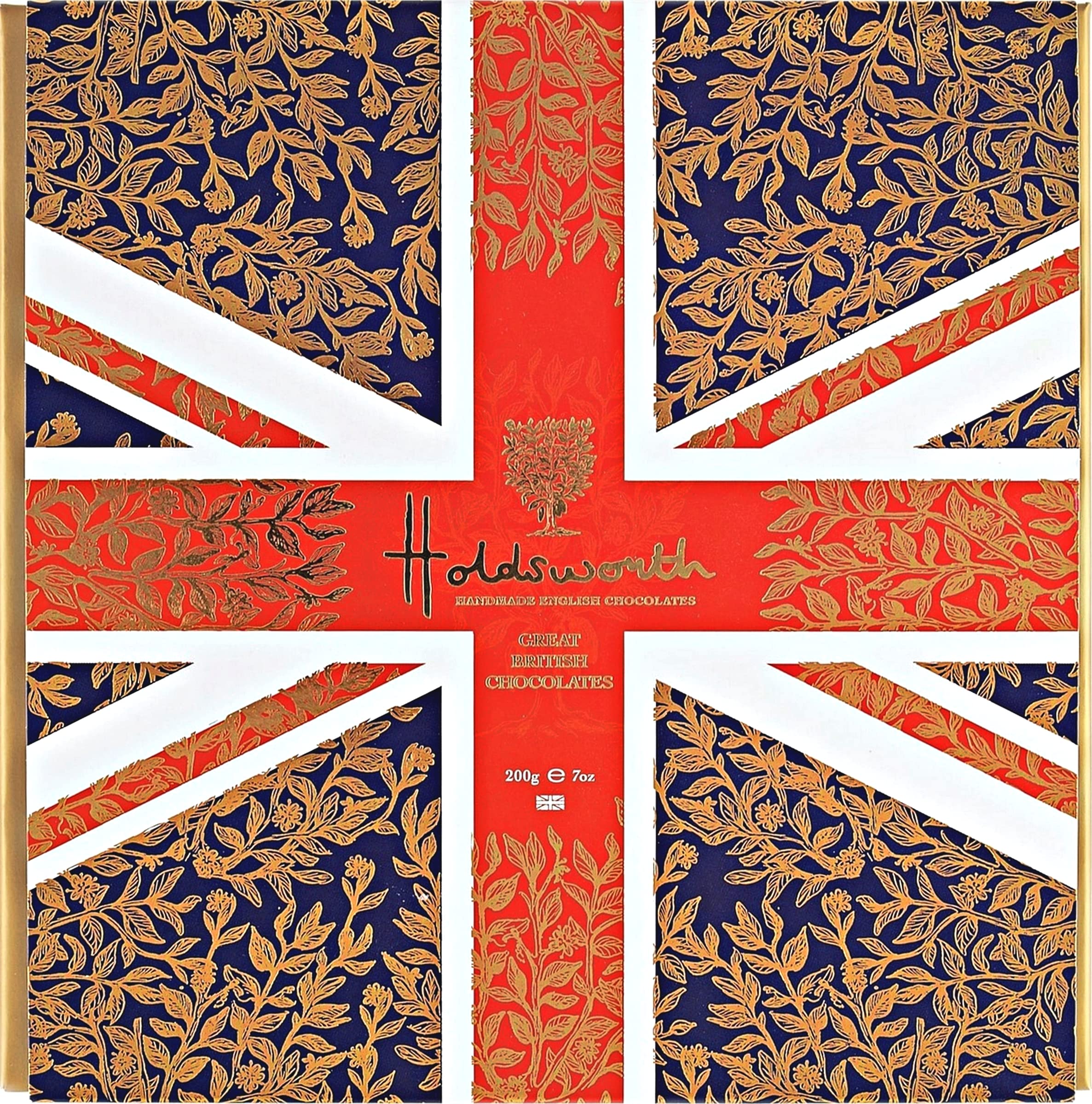 Holdsworth Handmade English Chocolates Occasions Collection - Union Jack Truffle Assortment | 16 Pieces | 200g 1