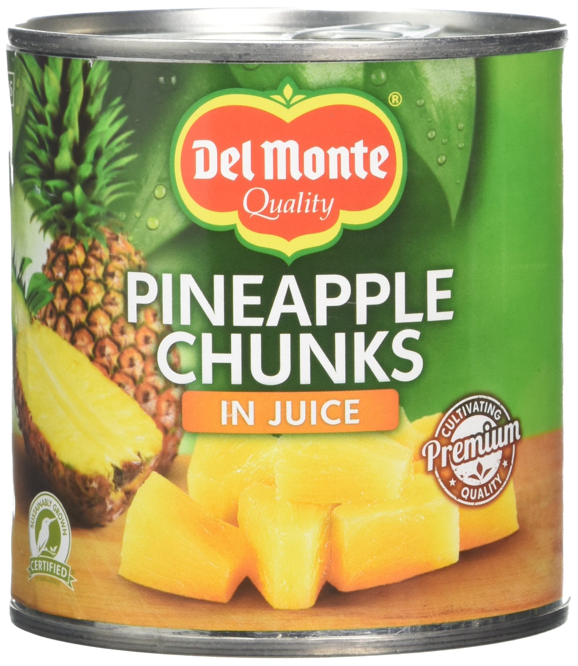 Del Monte Pineapple Chunks in Juice | 435g Can | No Artificial Additives 1